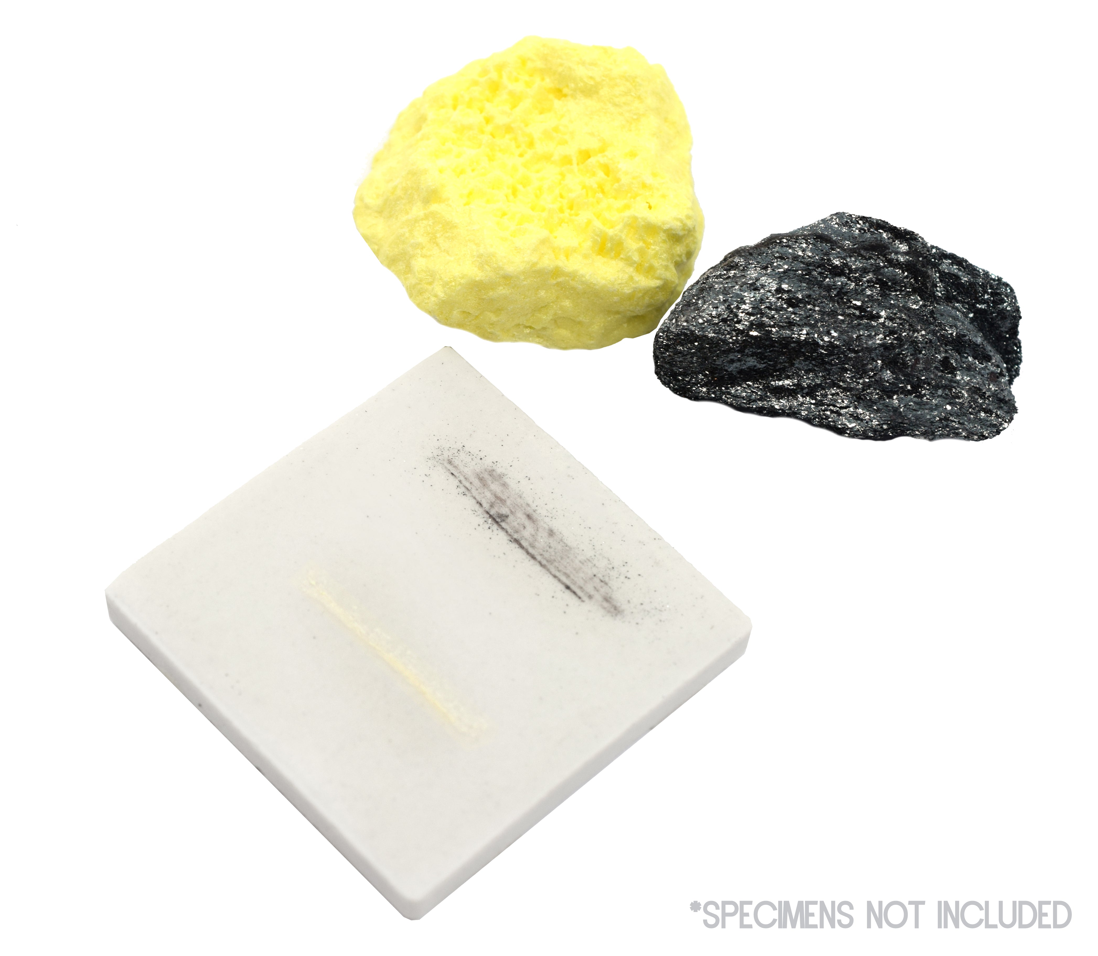12-Pack Off-White Unglazed Porcelain Streak Plates for Rock and Specimen Testing