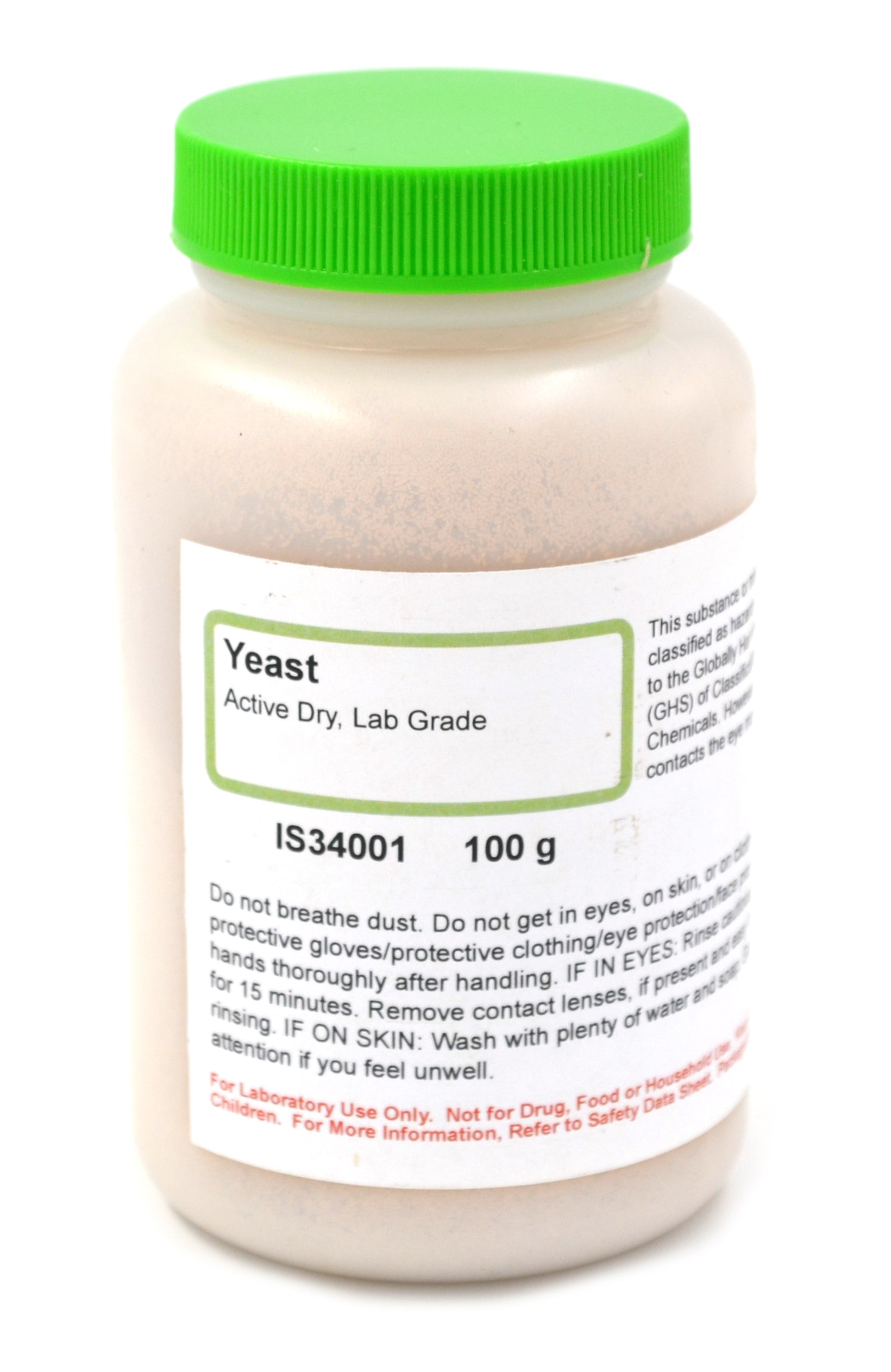 Active Dry Yeast, 100g, Laboratory Grade