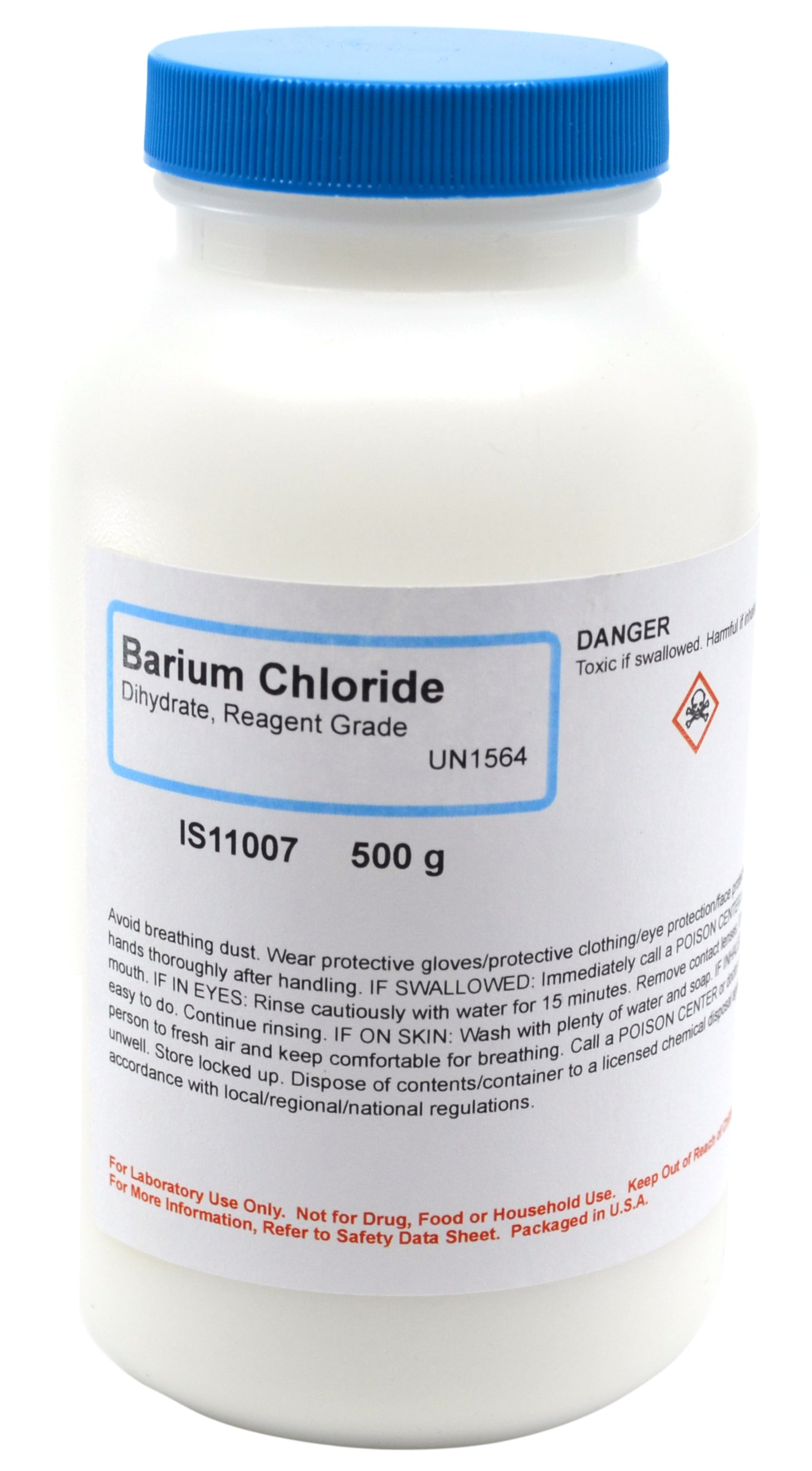 Reagent Grade Barium Chloride Dihydrate, 500g