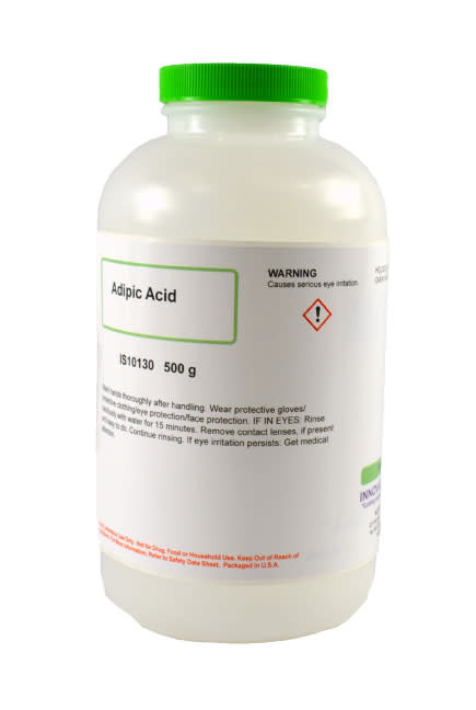 Laboratory Grade Adipic Acid Powder, 500g