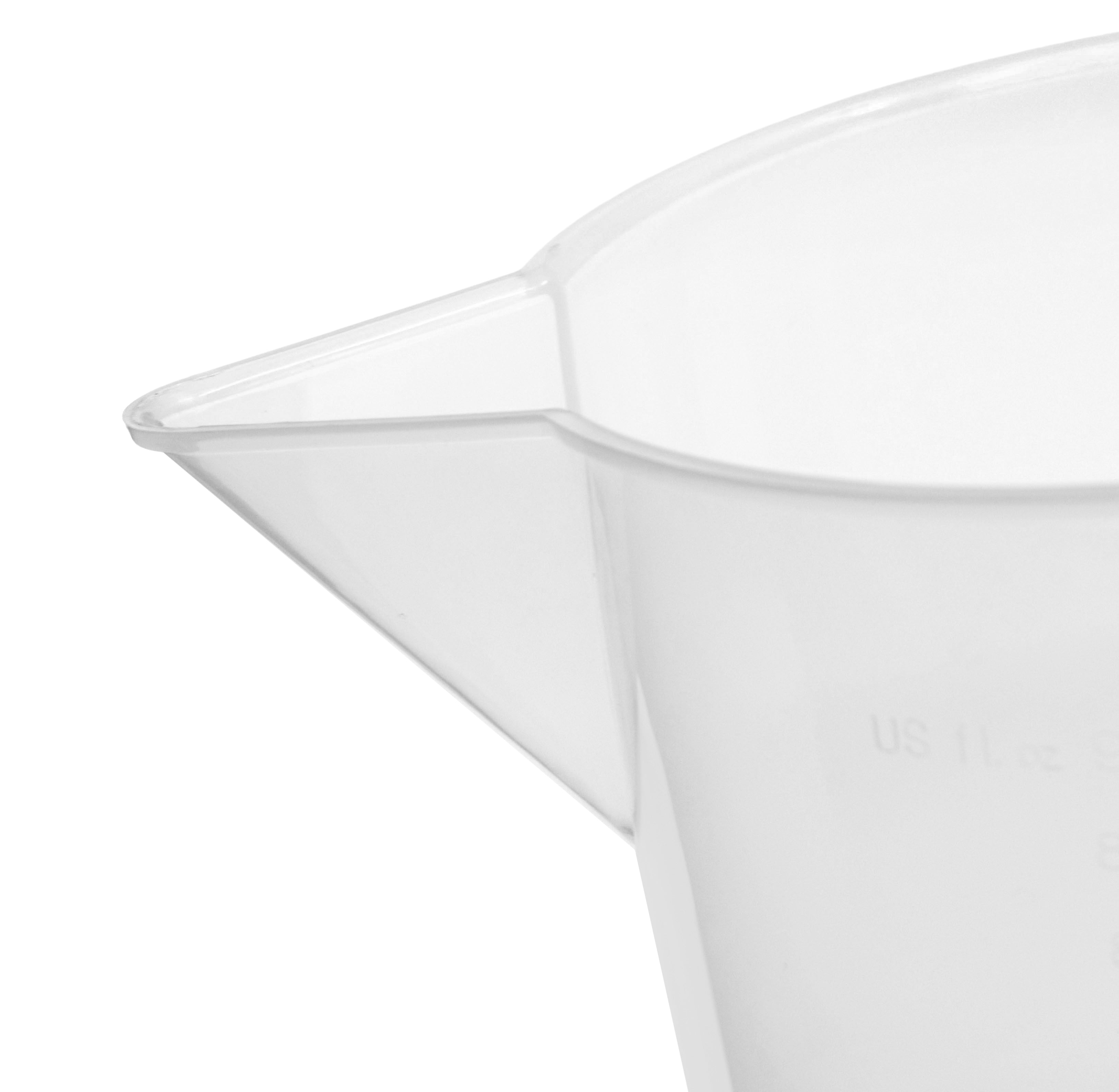 Short Form Polypropylene Measuring Pitcher Set, 2-Piece, 1L and 2L