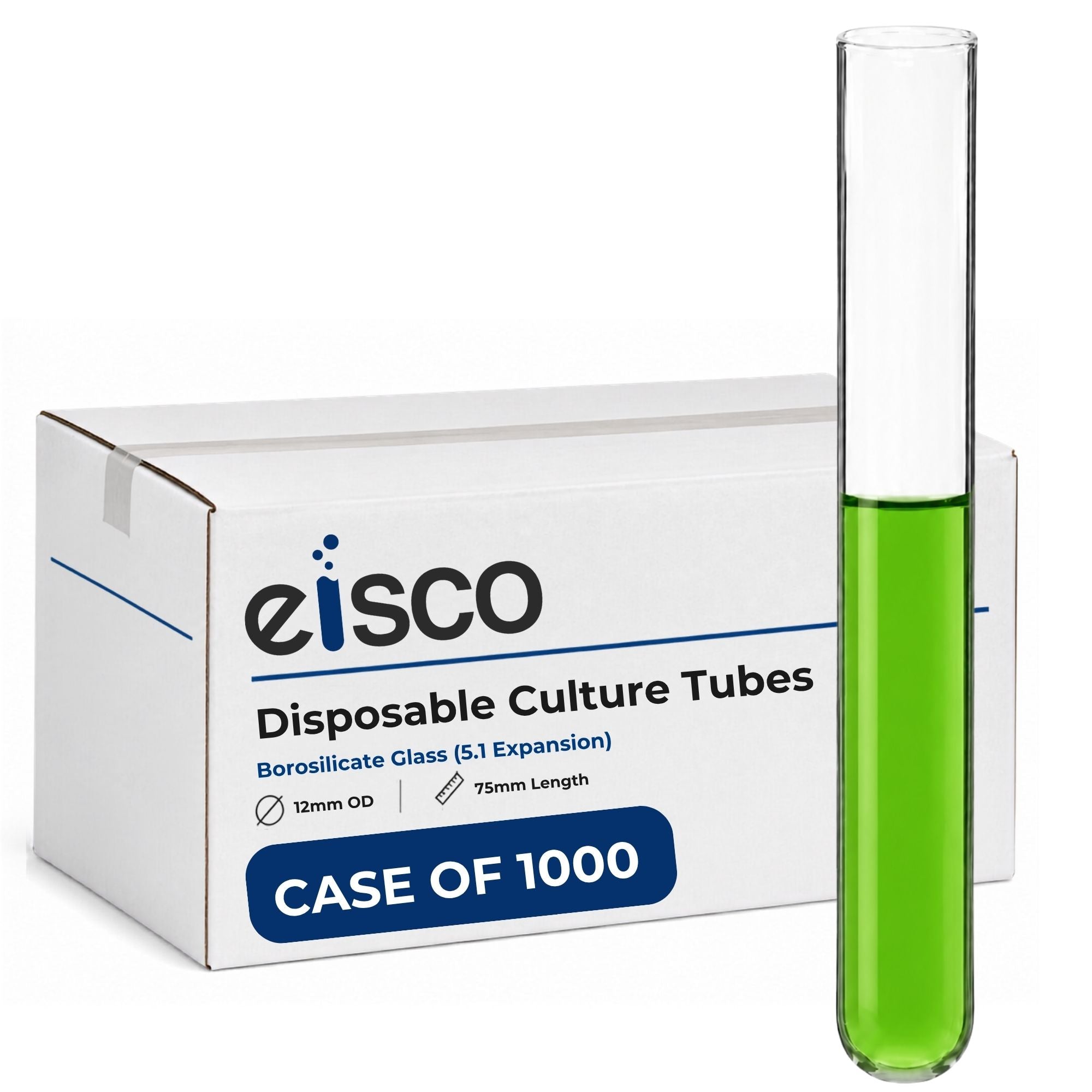 Borosilicate Glass Disposable Culture Tubes
