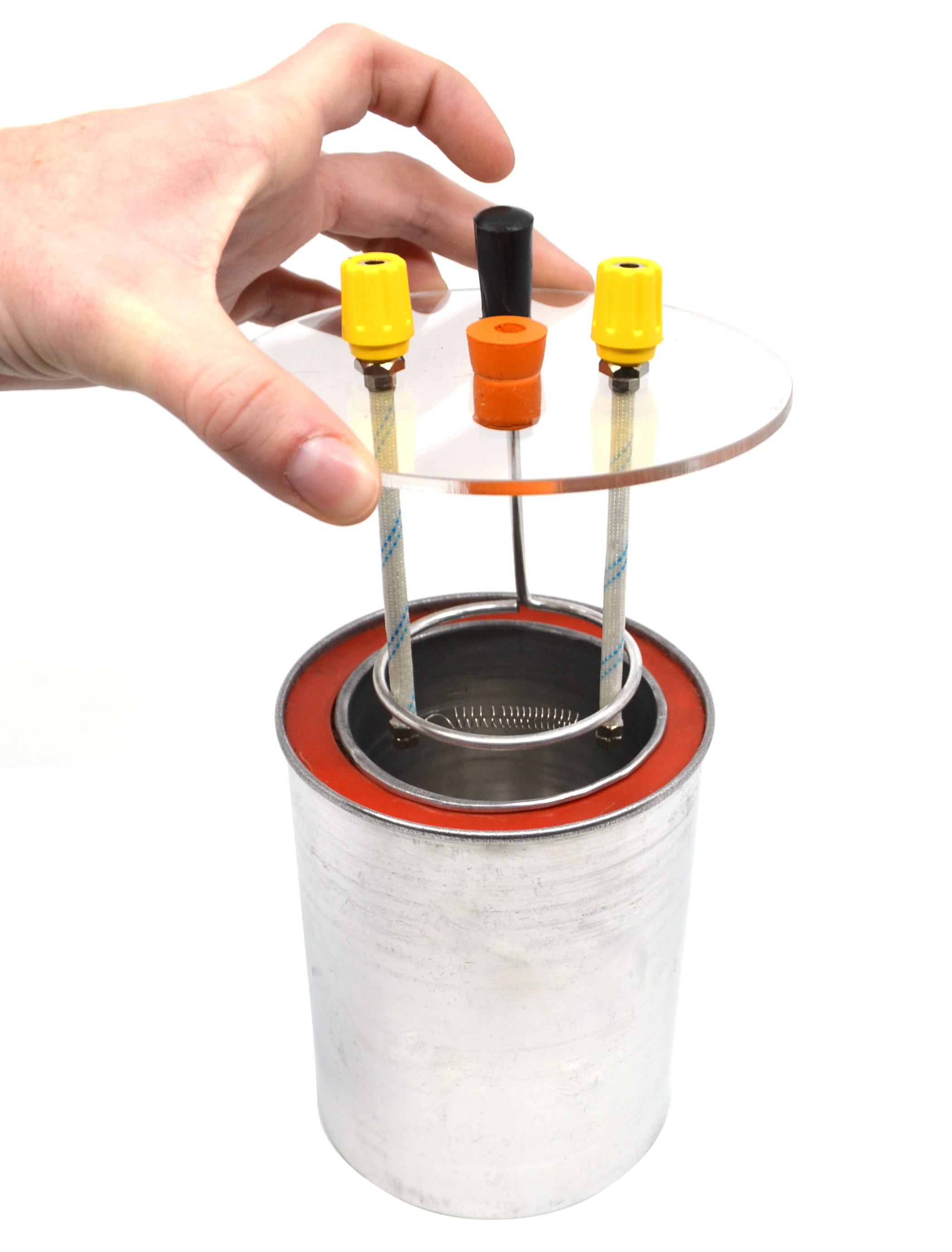 Premium Double Wall Electric Calorimeter with 5W Heating Coil, 250mL