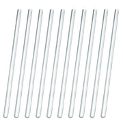 Borosilicate Glass Stirring Rod, 7.9", 10-Pack