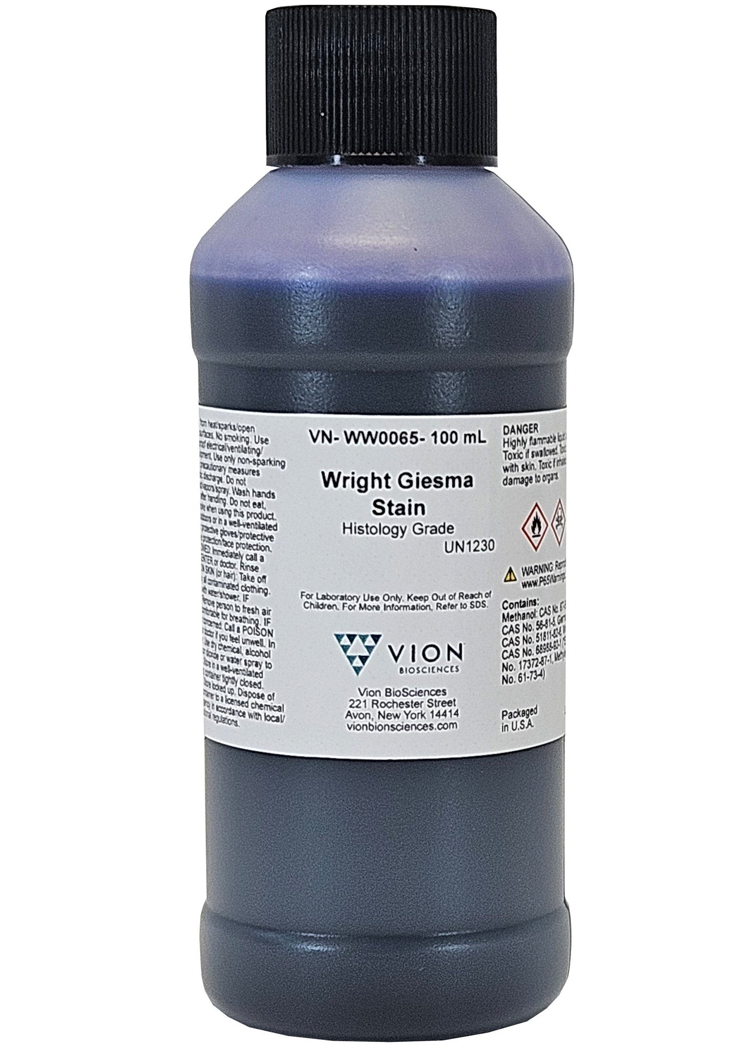 Wright-Giemsa Blood Parasite Detection Stain Aqueous Solution, 100mL