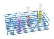 Epoxy-Coated Steel Wire Test Tube Rack, 72-Hole, 6x12 Grid