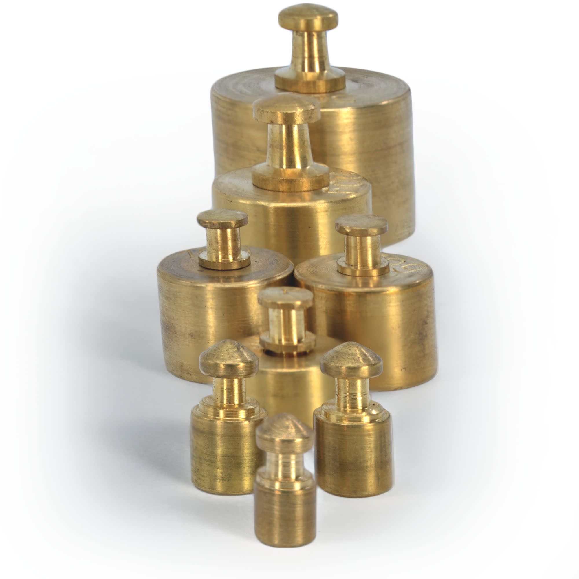 Brass Mass Set for Balances (50g, 20g, 10g, 5g, 2g, 1g)