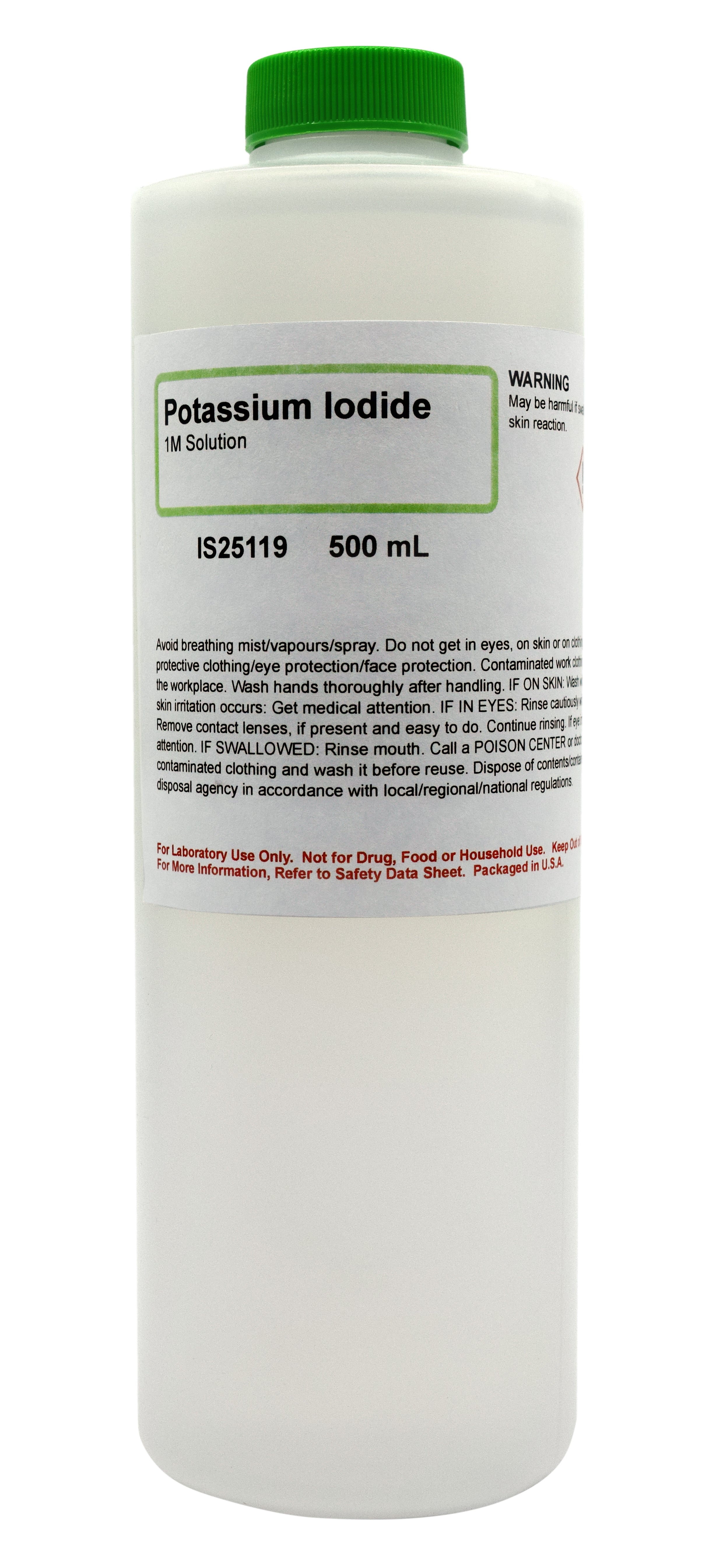 Potassium Iodide Solution, 1M, 500mL