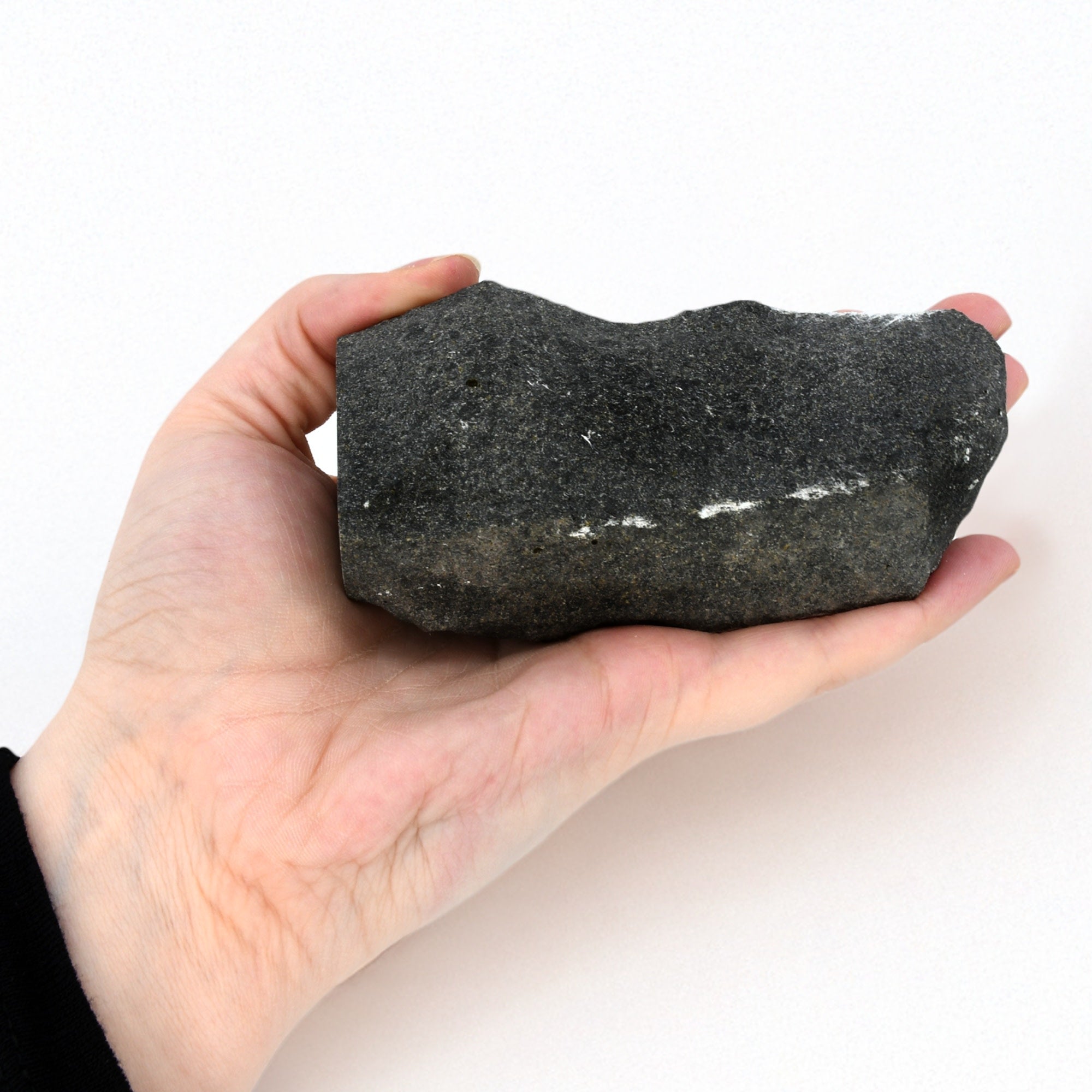 Raw Aphanitic Basalt Igneous Rock Hand Sample, Approx 3 inch