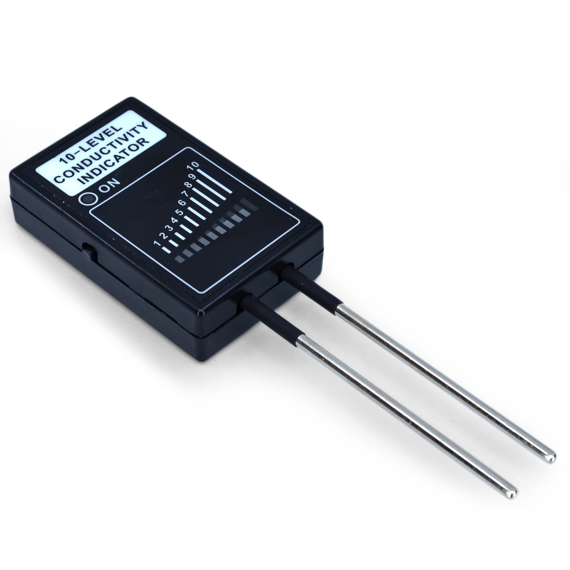 Conductivity Meter with LED Bar Display and Brass Probes