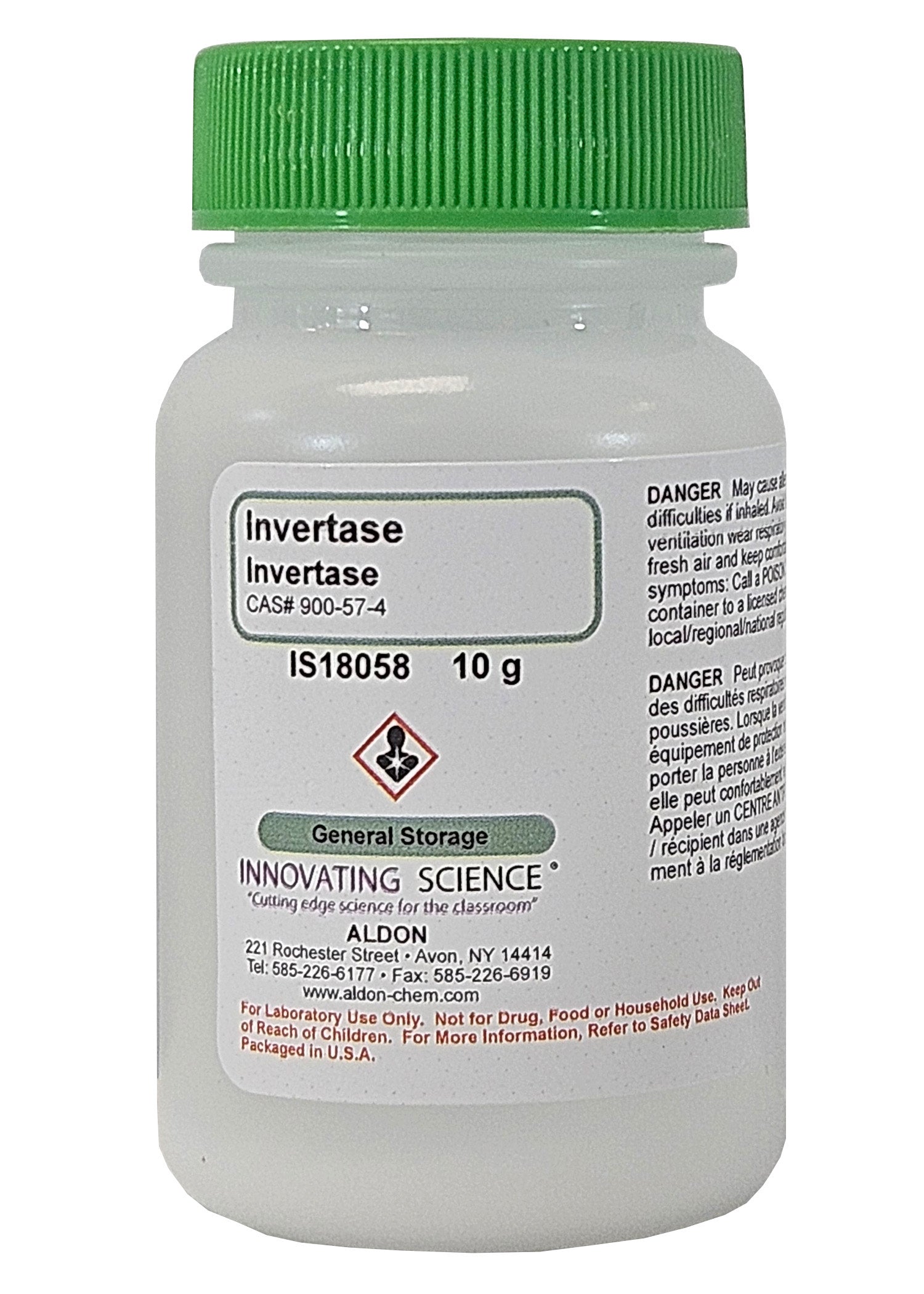 Laboratory Grade Invertase Enzyme, 10g
