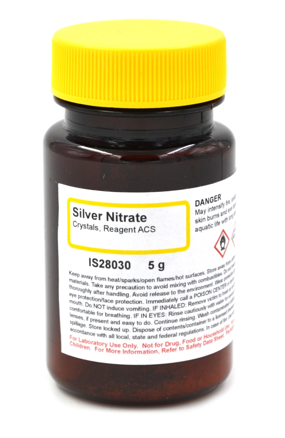 Silver Nitrate Reagent Crystals, 5g - ACS-Grade - The Curated Chemical Collection