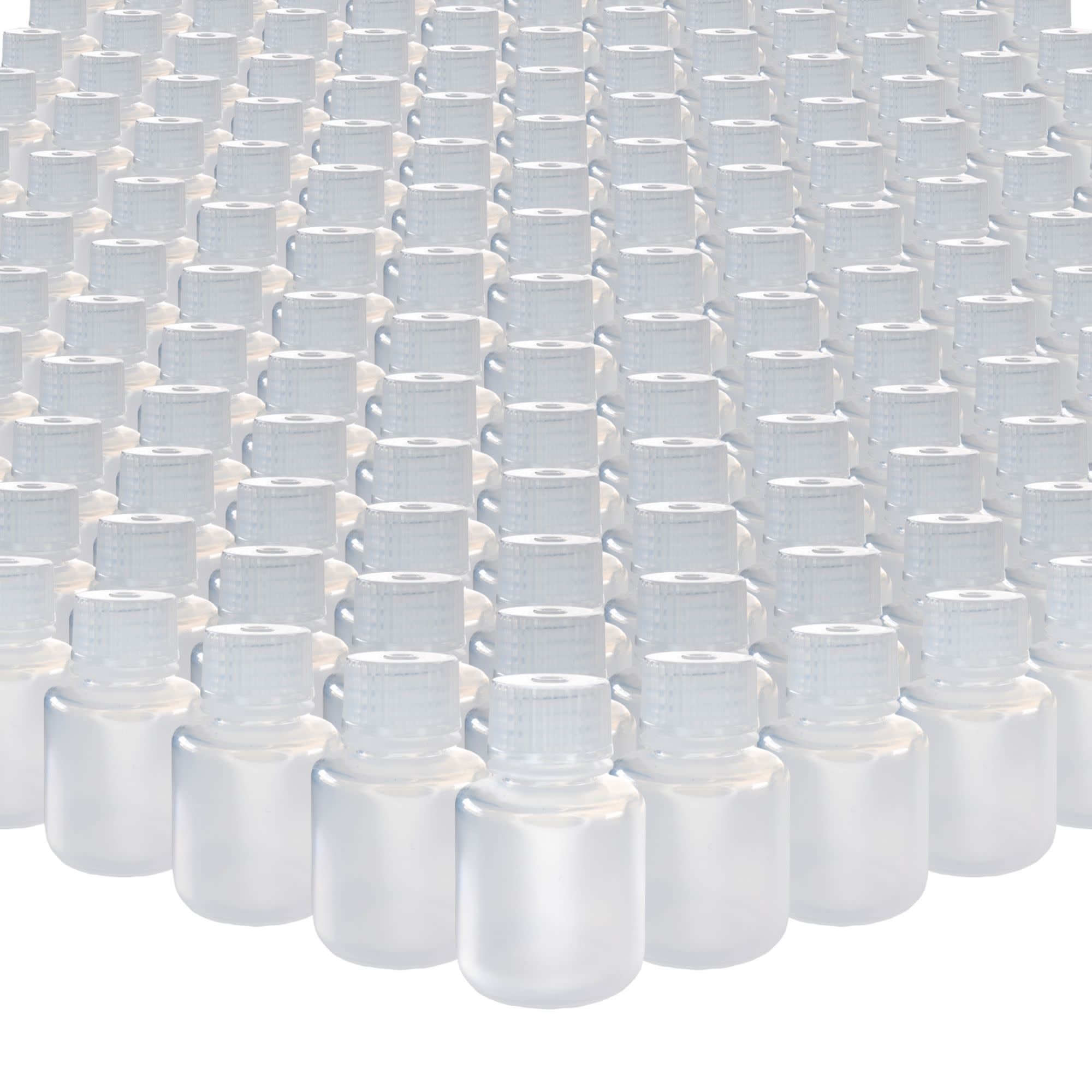 1000-Bulk Pack Autoclavable Narrow Mouth Polypropylene Reagent Bottles, 30mL, 0-135°C