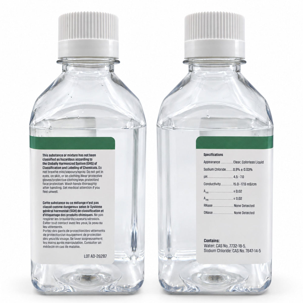 0.9% Saline Solution, 500 mL