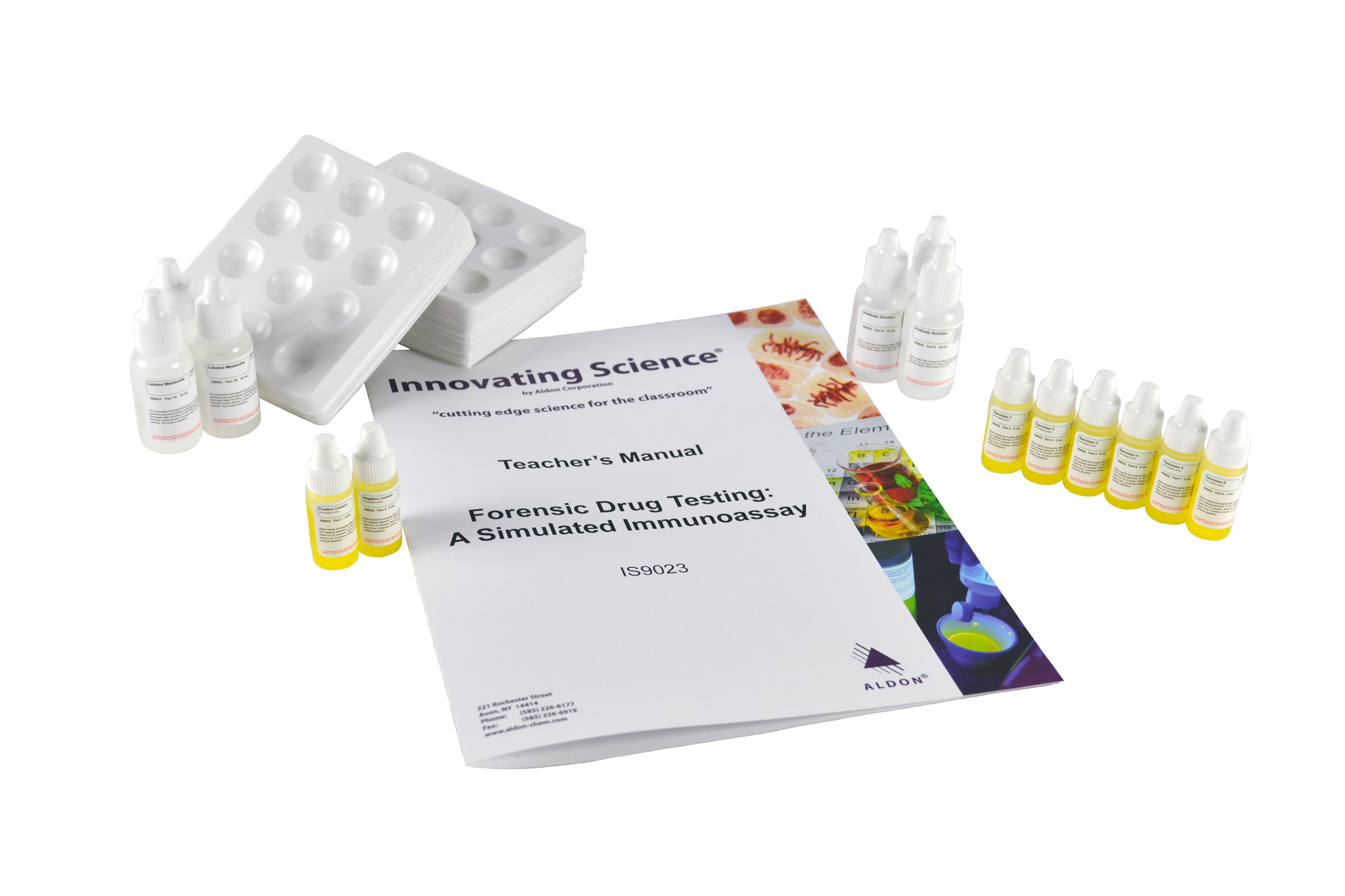 Forensic Drug Testing Simulated Immunoassay Kit for 15 Groups