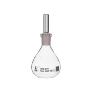 Flat Bottom Borosilicate Glass Specific Gravity Bottle with Perforated Stopper