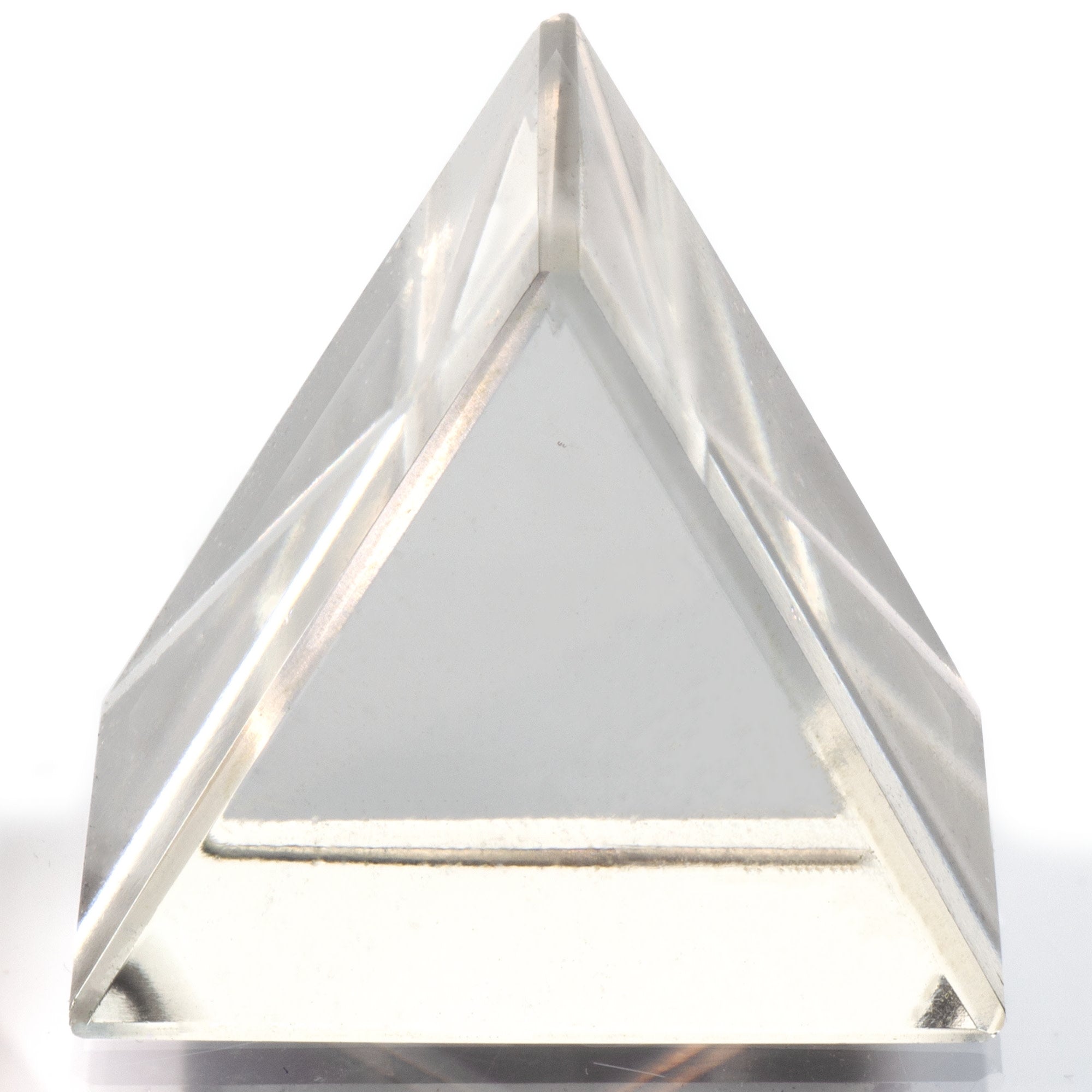 Equilateral Glass Prism, 25mm with Beveled Edges