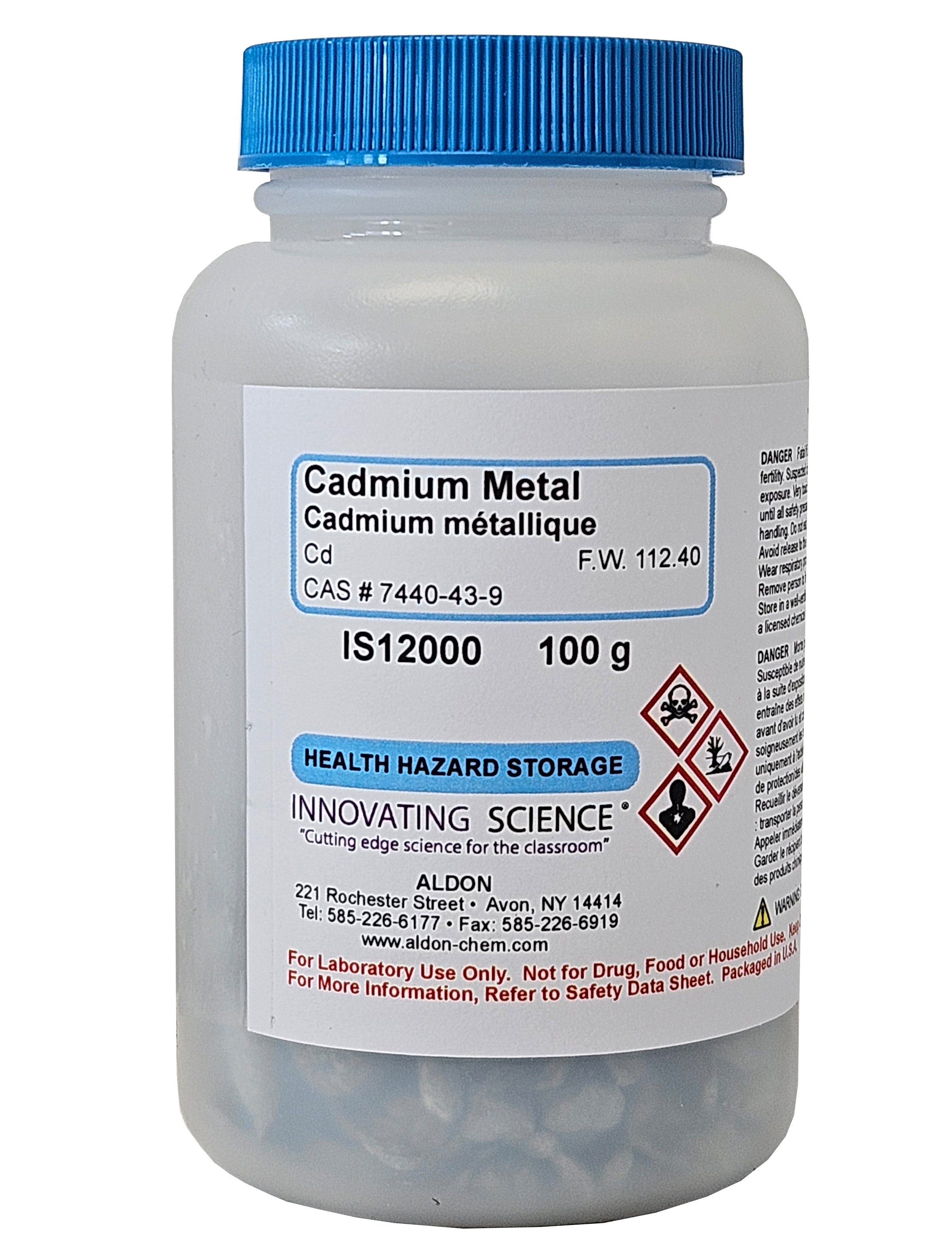 Mossy Cadmium Metal, 100g
