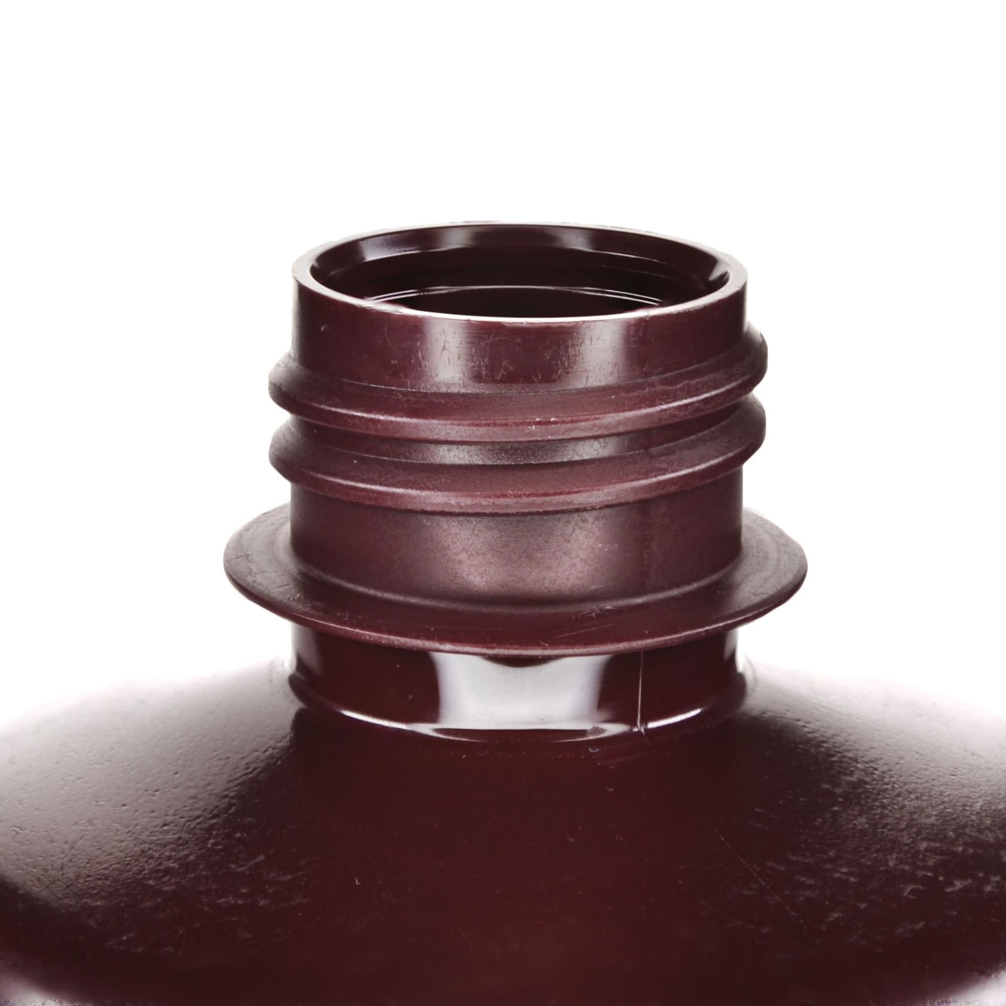 125-Bulk Pack Amber Narrow Mouth HDPE Reagent Bottles for Light-Sensitive Substances, 500mL, -100 to 120°C