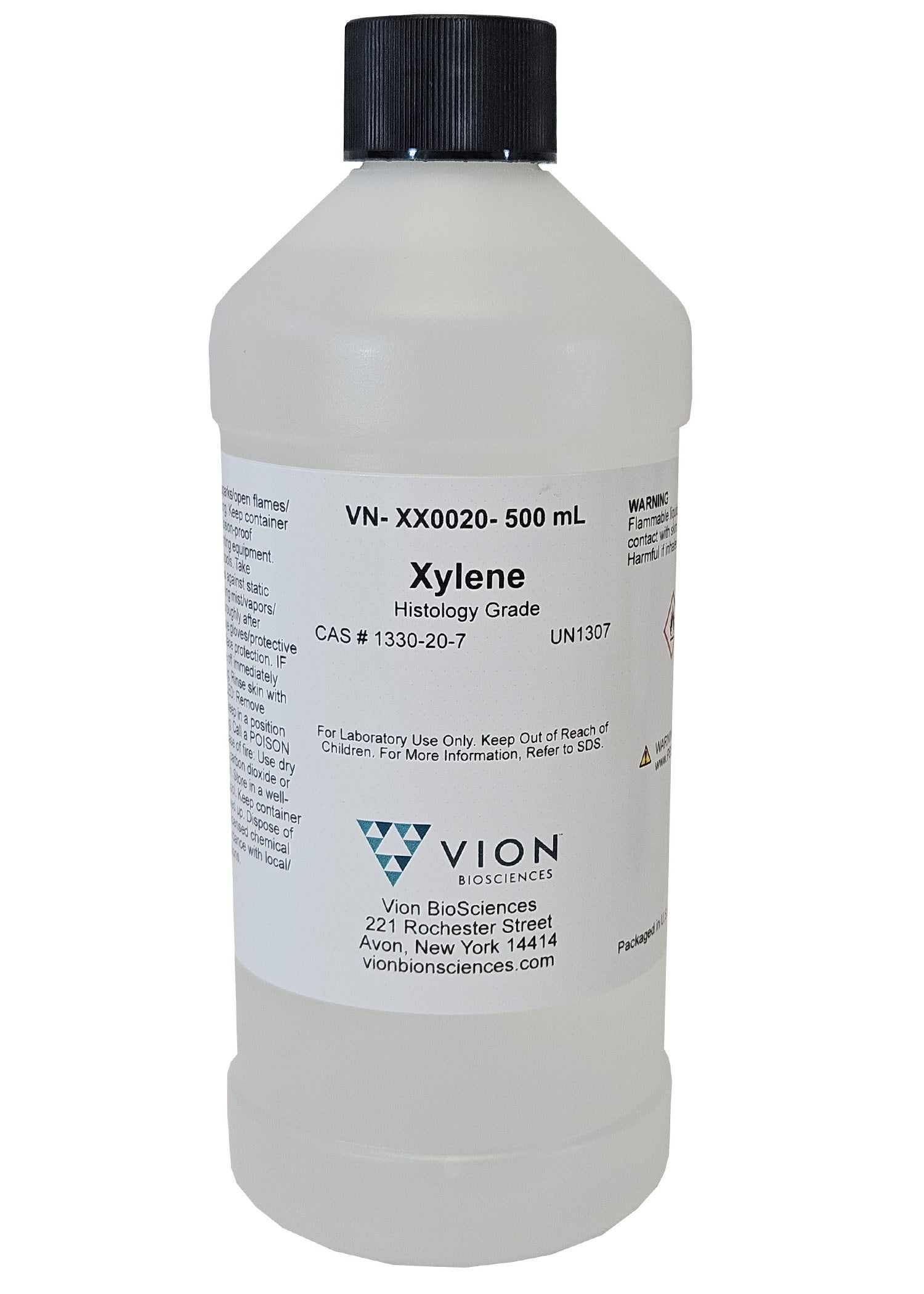Laboratory Grade Xylene Histology Clearing and Deparaffinizing Agent, 500mL