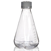 Sterile Vented Baffled-Bottom PETG Erlenmeyer Flask, USP Class VI, 1L