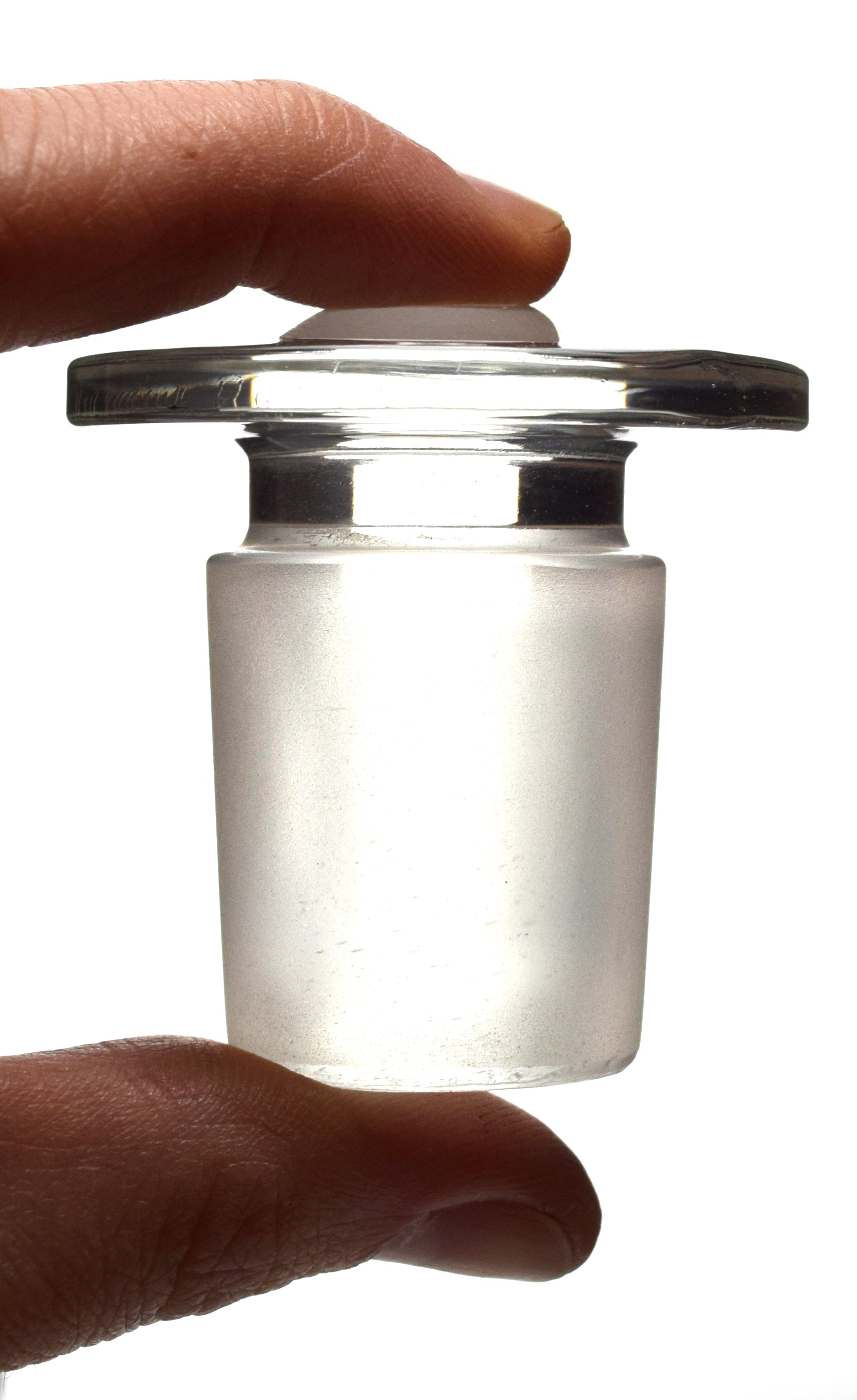 Flat Head Solid Cone Stopper, 29/32, Borosilicate Glass