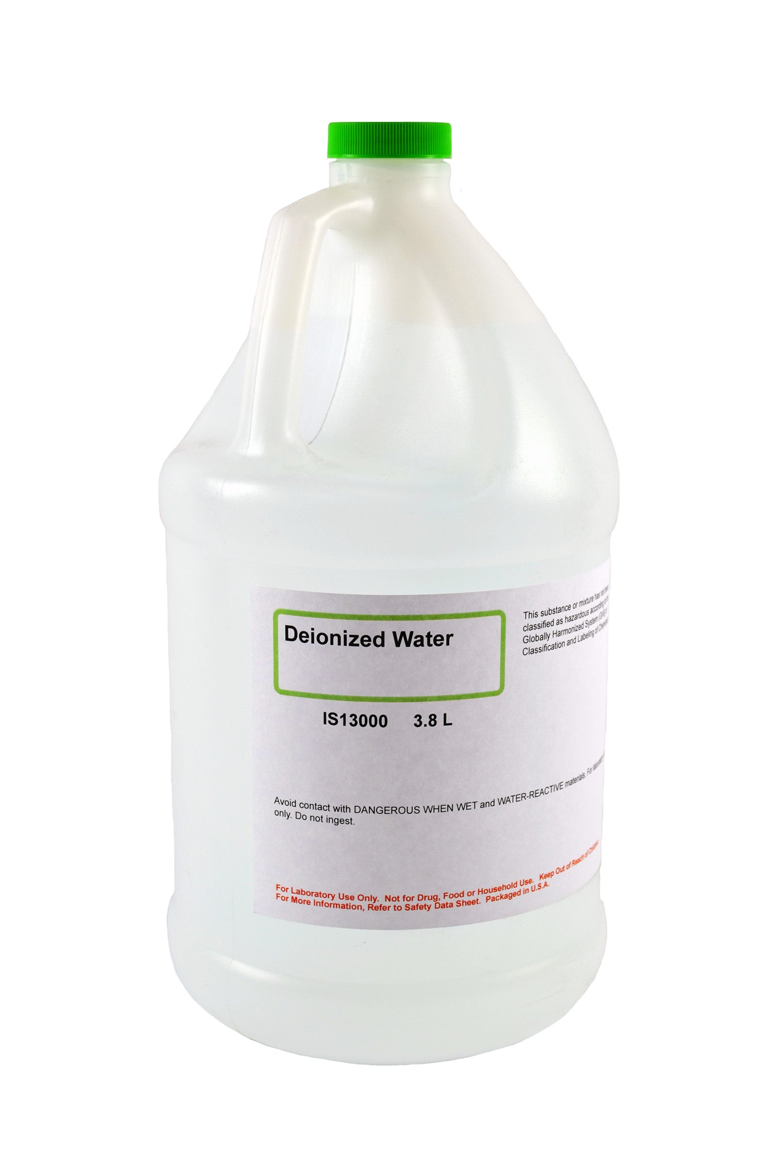Deionized Water, Reagent Grade