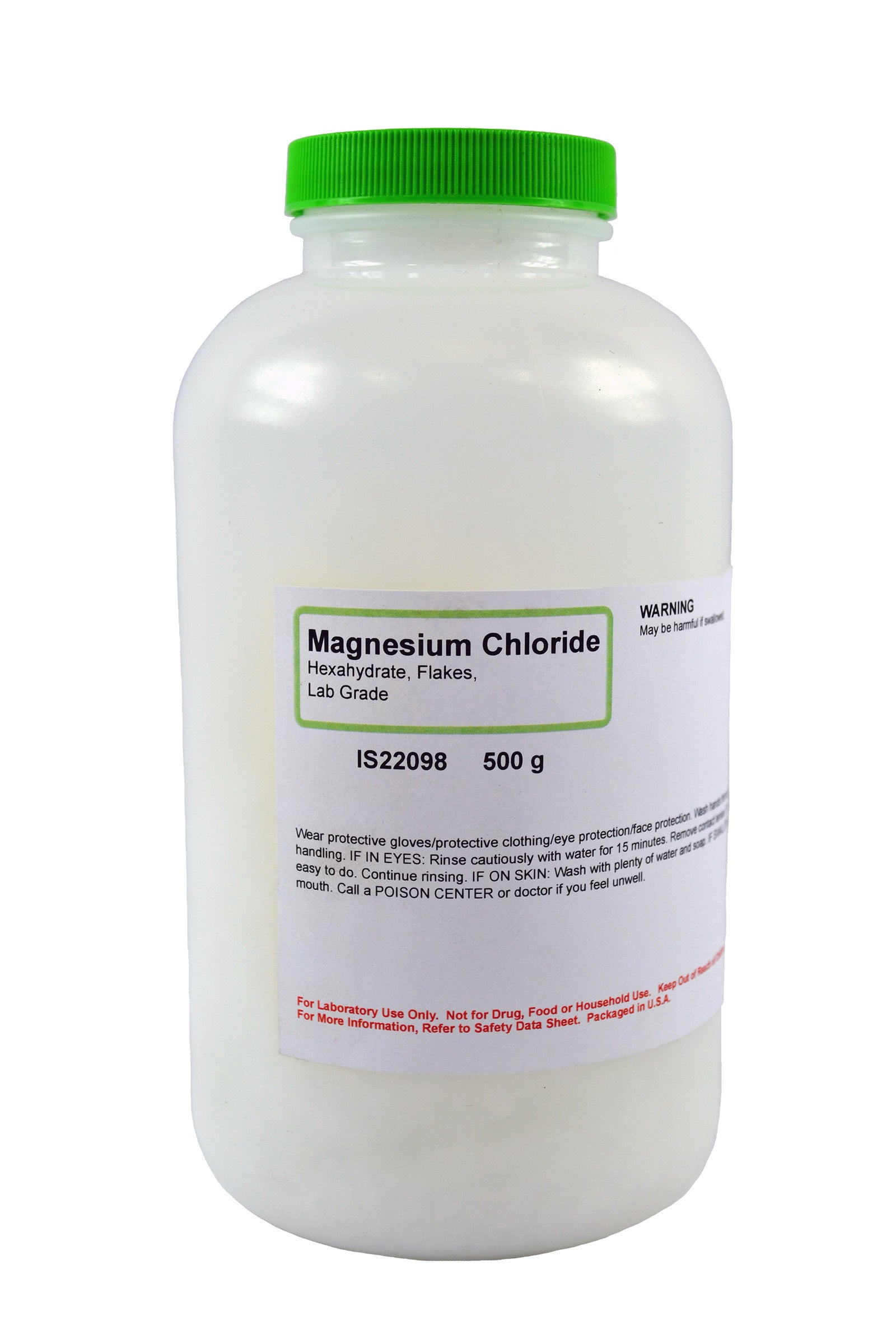 Laboratory Grade Magnesium Chloride Hexahydrate Flakes, 500g