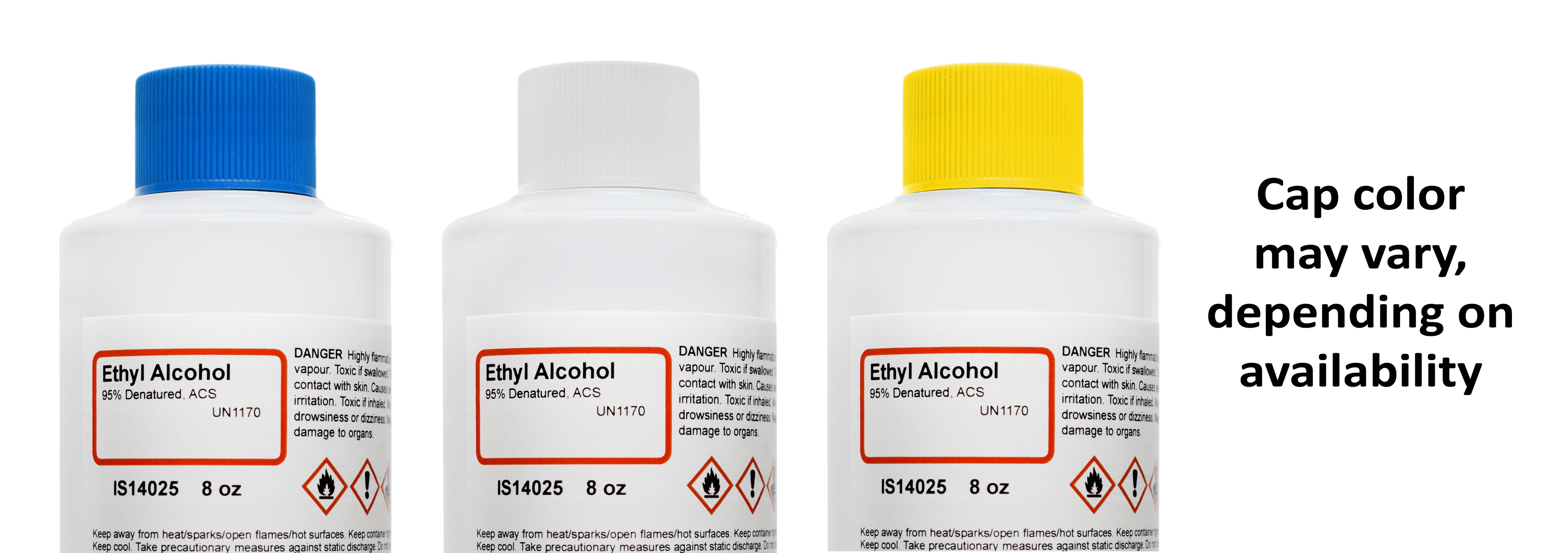 Denatured Ethyl Alcohol, 95%, 8oz, ACS Reagent Grade