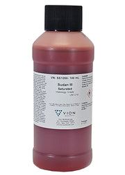 Saturated Red-Orange Sudan III Lipid Detection Stain Solution, 100mL