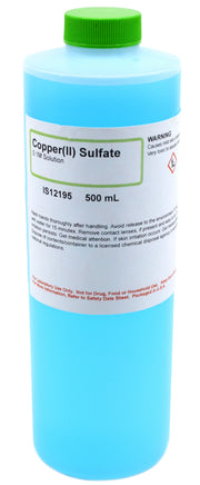 Copper (II) Sulfate Solution, 0.1M, 500mL