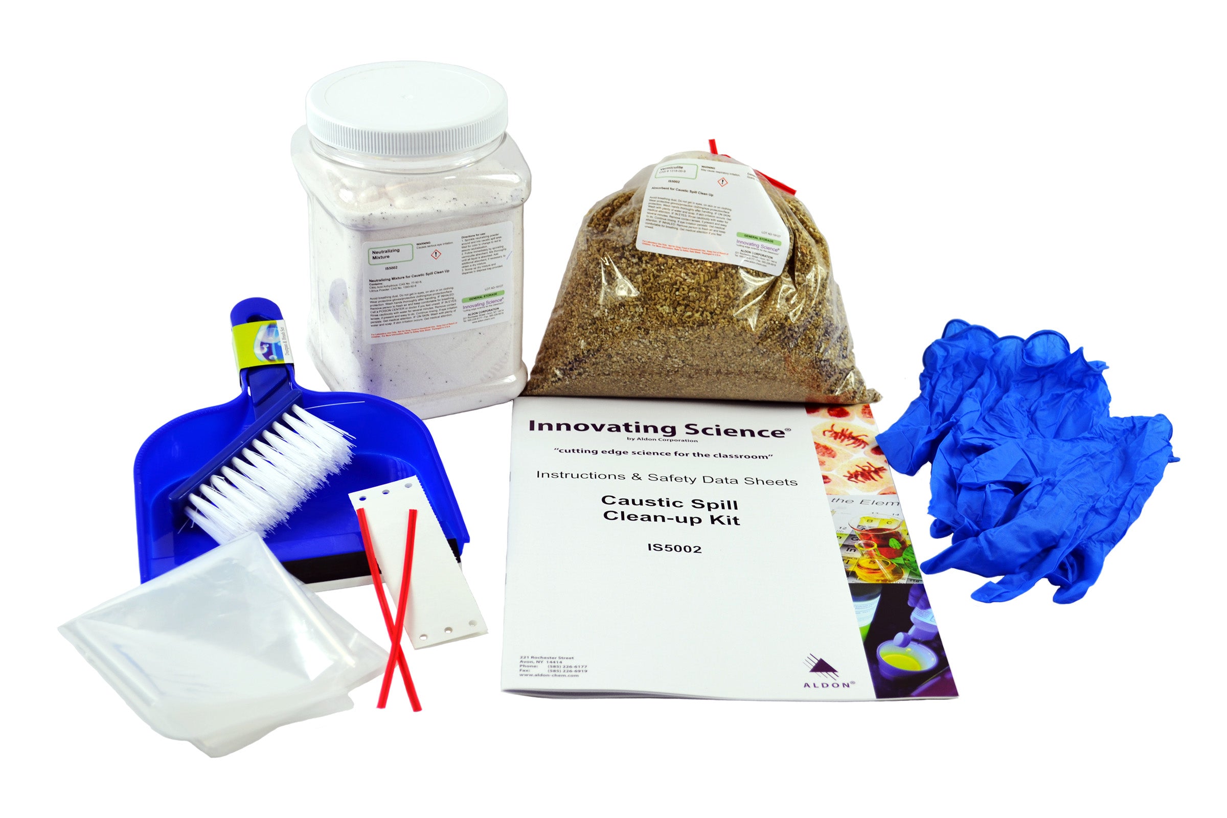Caustic Spill Neutralization and Cleanup Kit