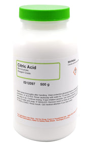 Reagent Grade Citric Acid Monohydrate, 500g