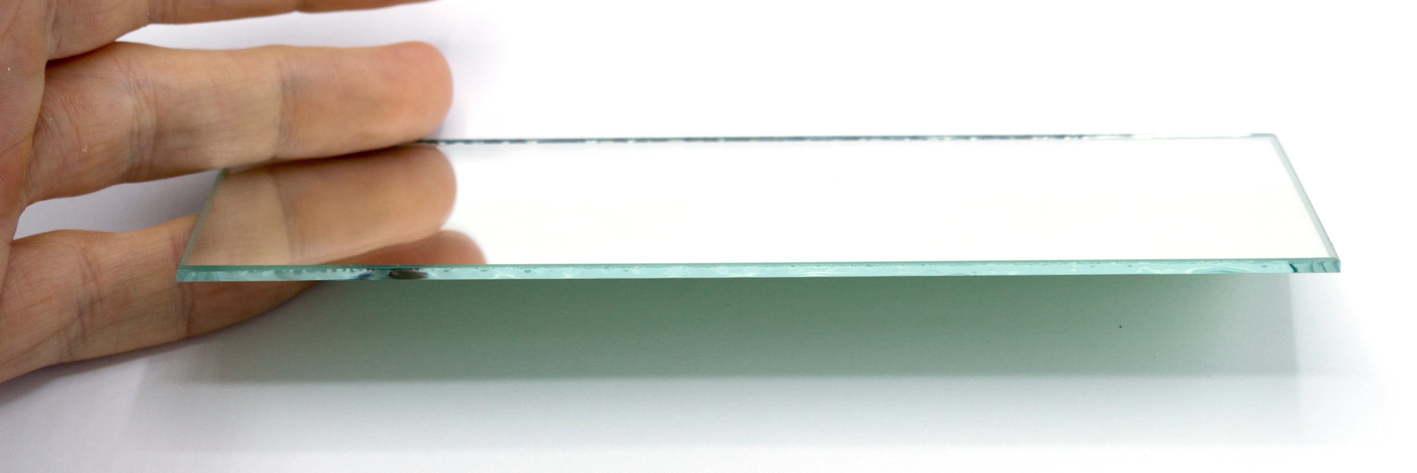 6 x 2" Rectangular Plane Glass Mirror, 10-Pack