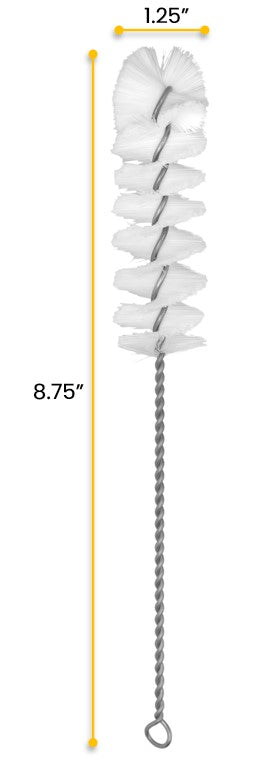Nylon Cleaning Brush for 1"-1.2" Tubes, 8.75"
