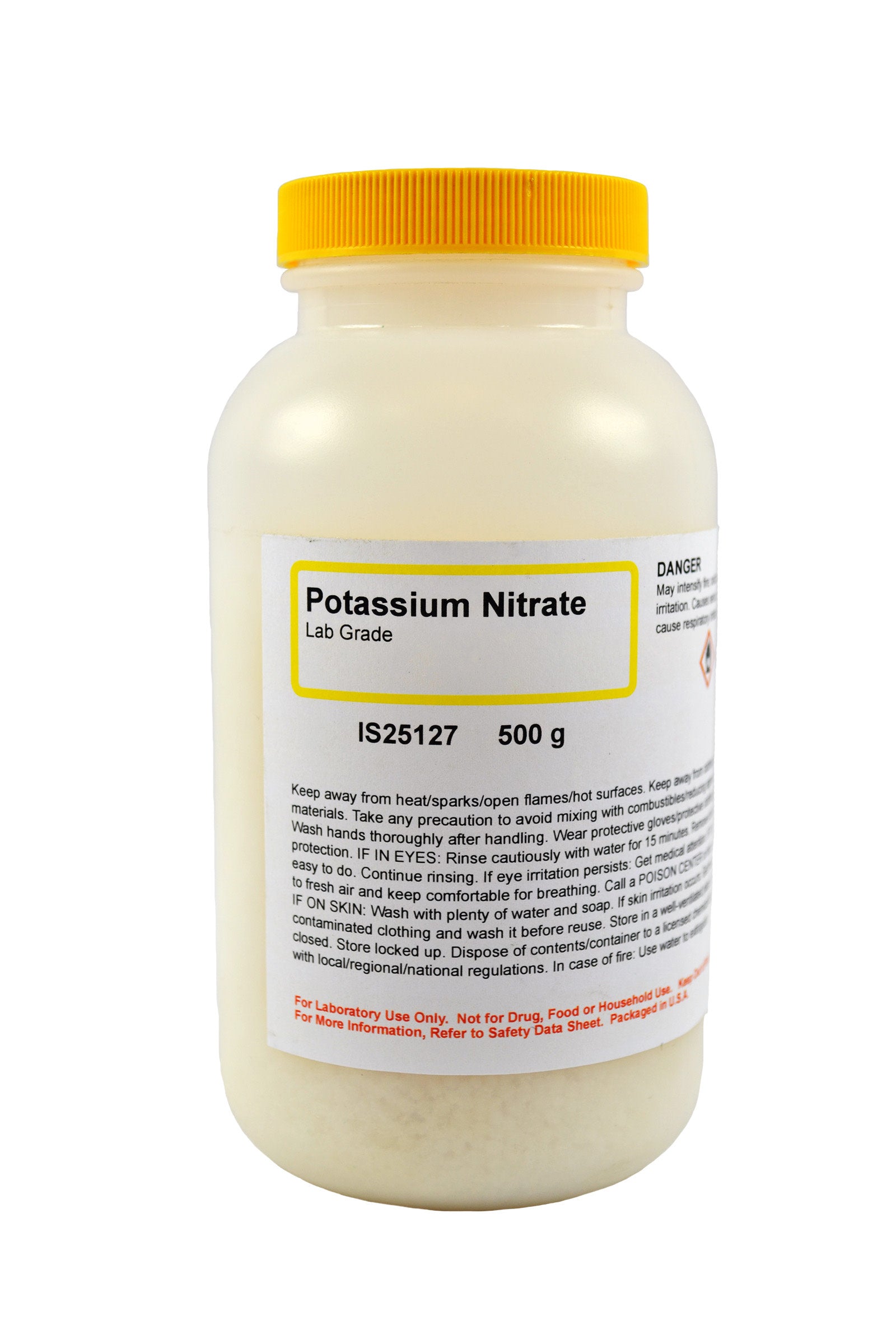 Laboratory Grade Potassium Nitrate Powder, 500g
