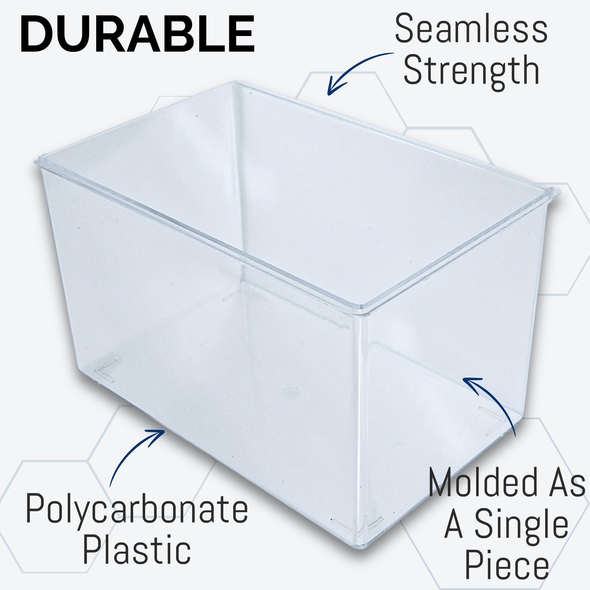 Polycarbonate Aquarium Tank, 1.75 Gallon