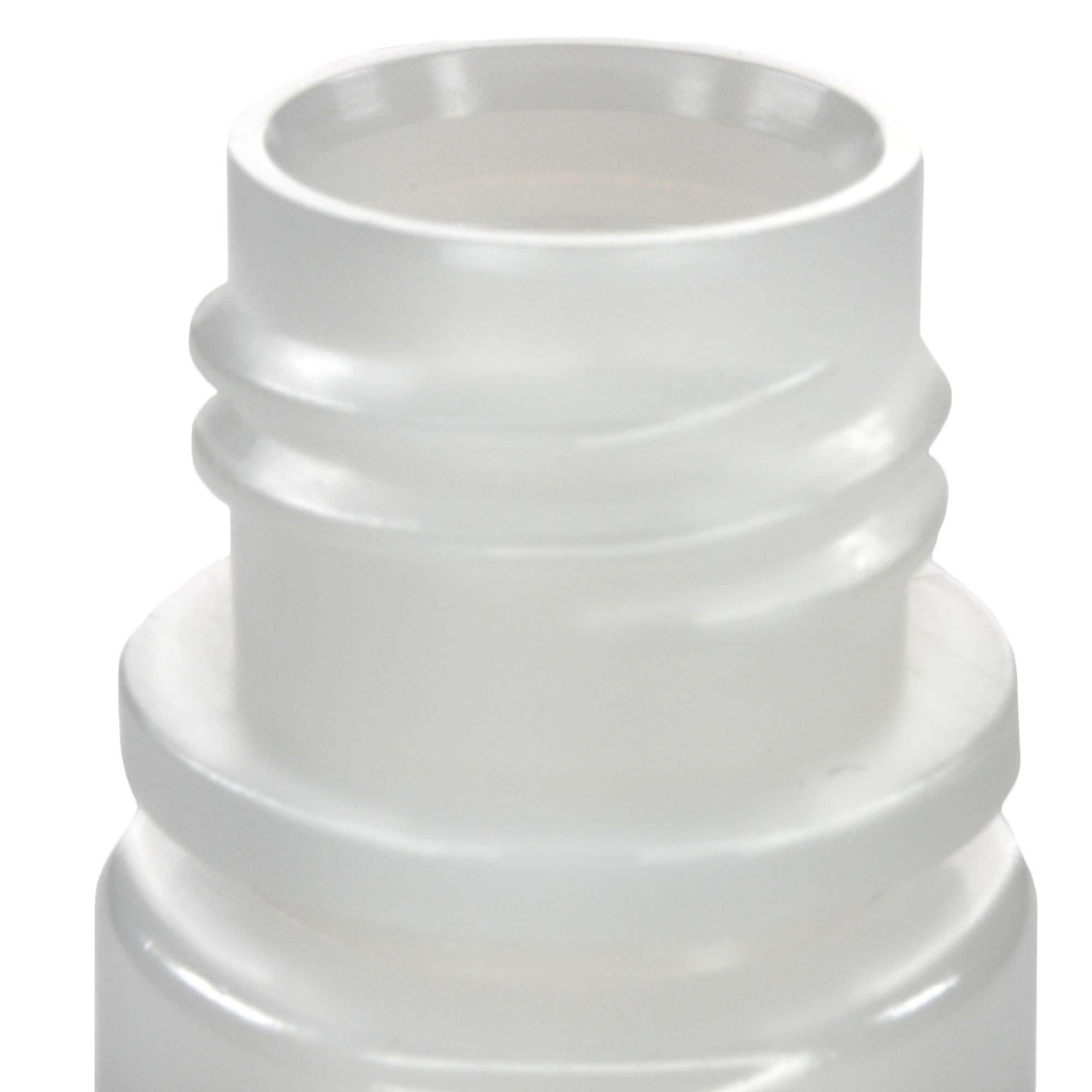 2000-Bulk Pack Translucent Narrow Mouth HDPE Reagent Bottles with PP Caps, 8mL, -100 to 120°C