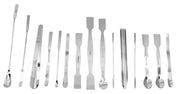 15-Piece Stainless Steel Scoop and Spatula Set