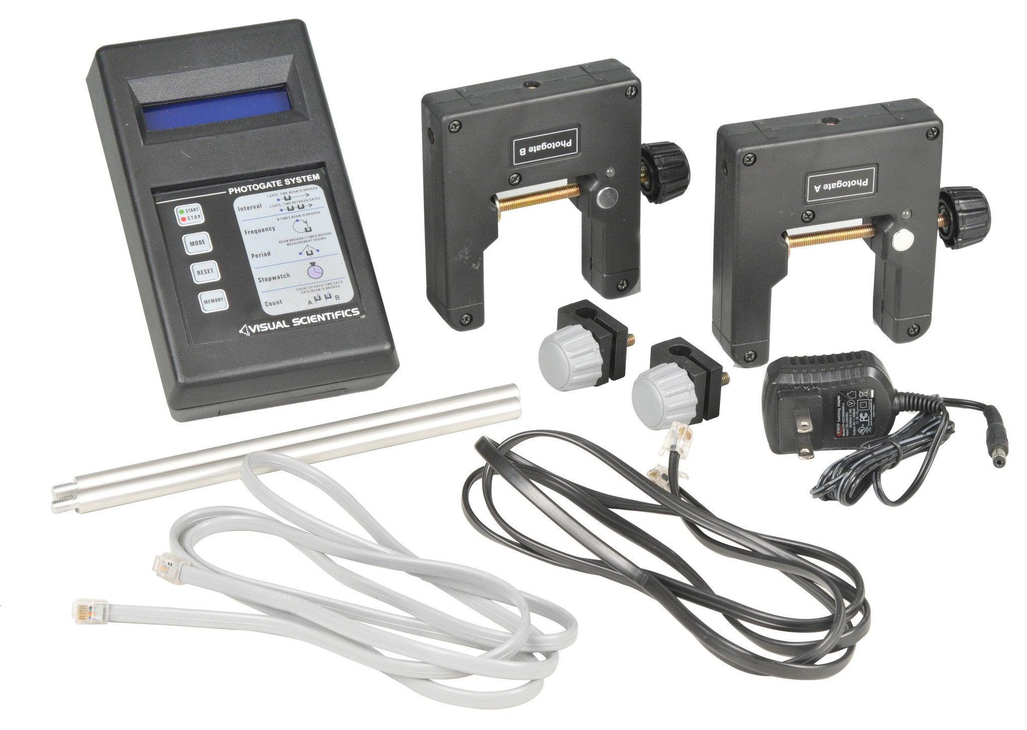 Complete Photogate System, 2 Gates, 4 Timer Modes