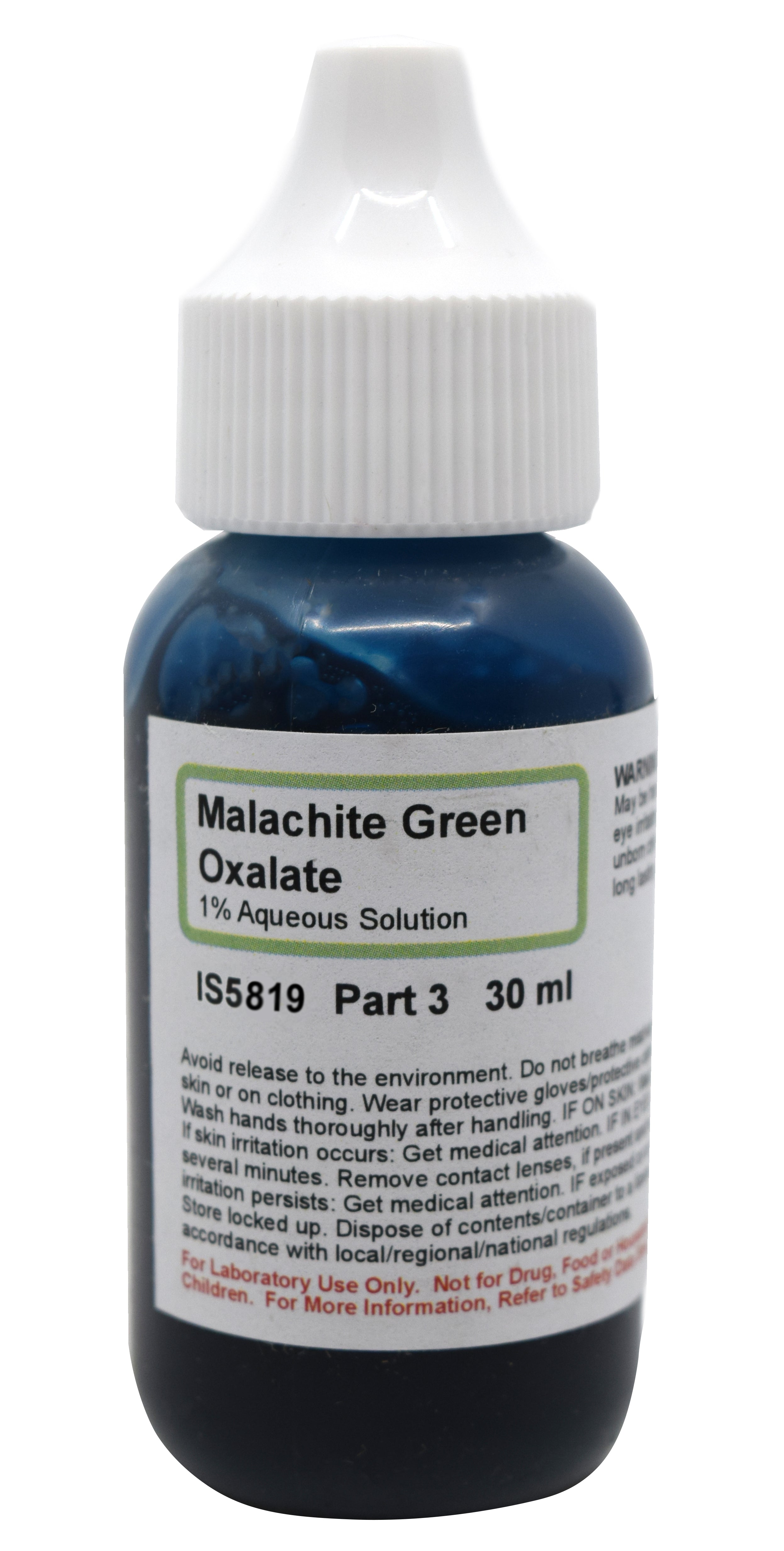 1% Malachite Green Aqueous Solution, 30mL