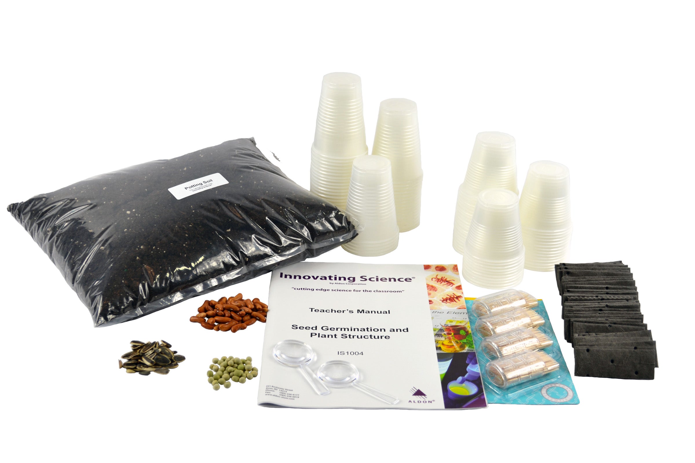 Seed Germination and Plant Structure Elementary Chemistry Kit for 15 Groups