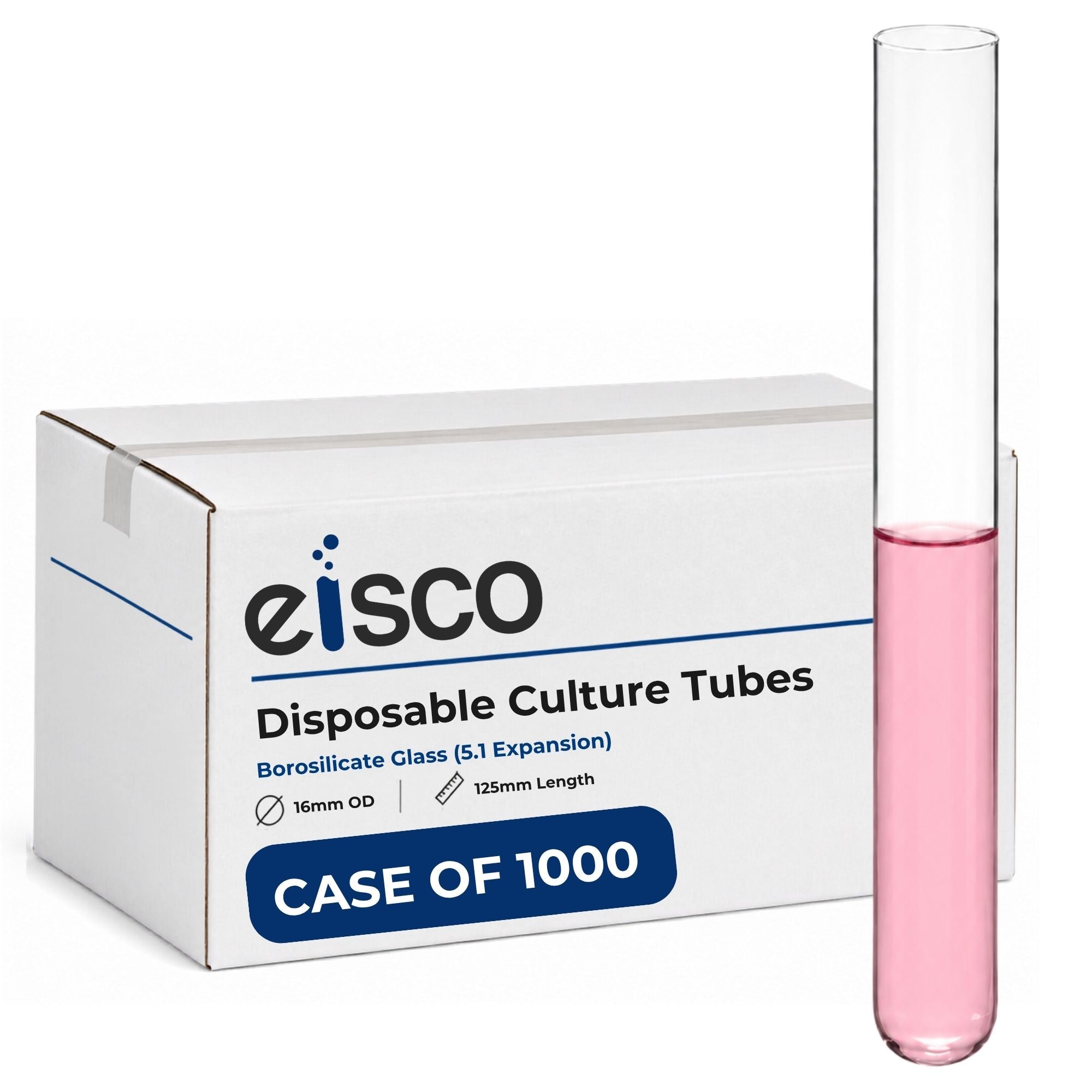Borosilicate Glass Disposable Culture Tubes