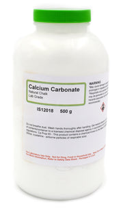 Natural Chalk Calcium Carbonate, 500g, Laboratory Grade