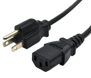 Universal 3-Prong Power Cord, 125V, 2m