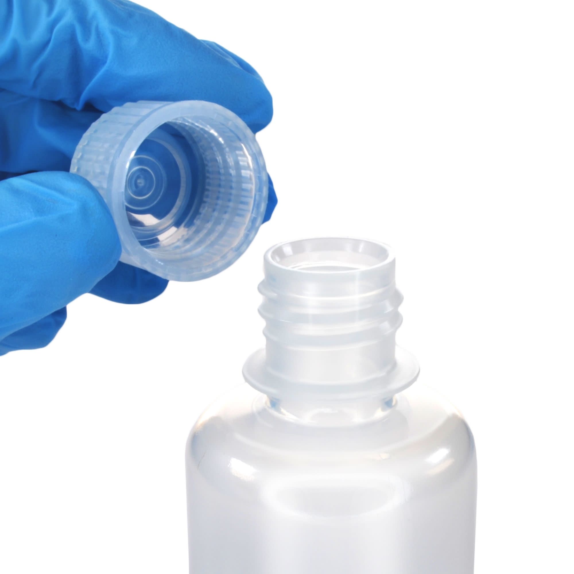 1000-Bulk Pack Autoclavable Narrow Mouth Polypropylene Reagent Bottles, 60mL, 0-135°C