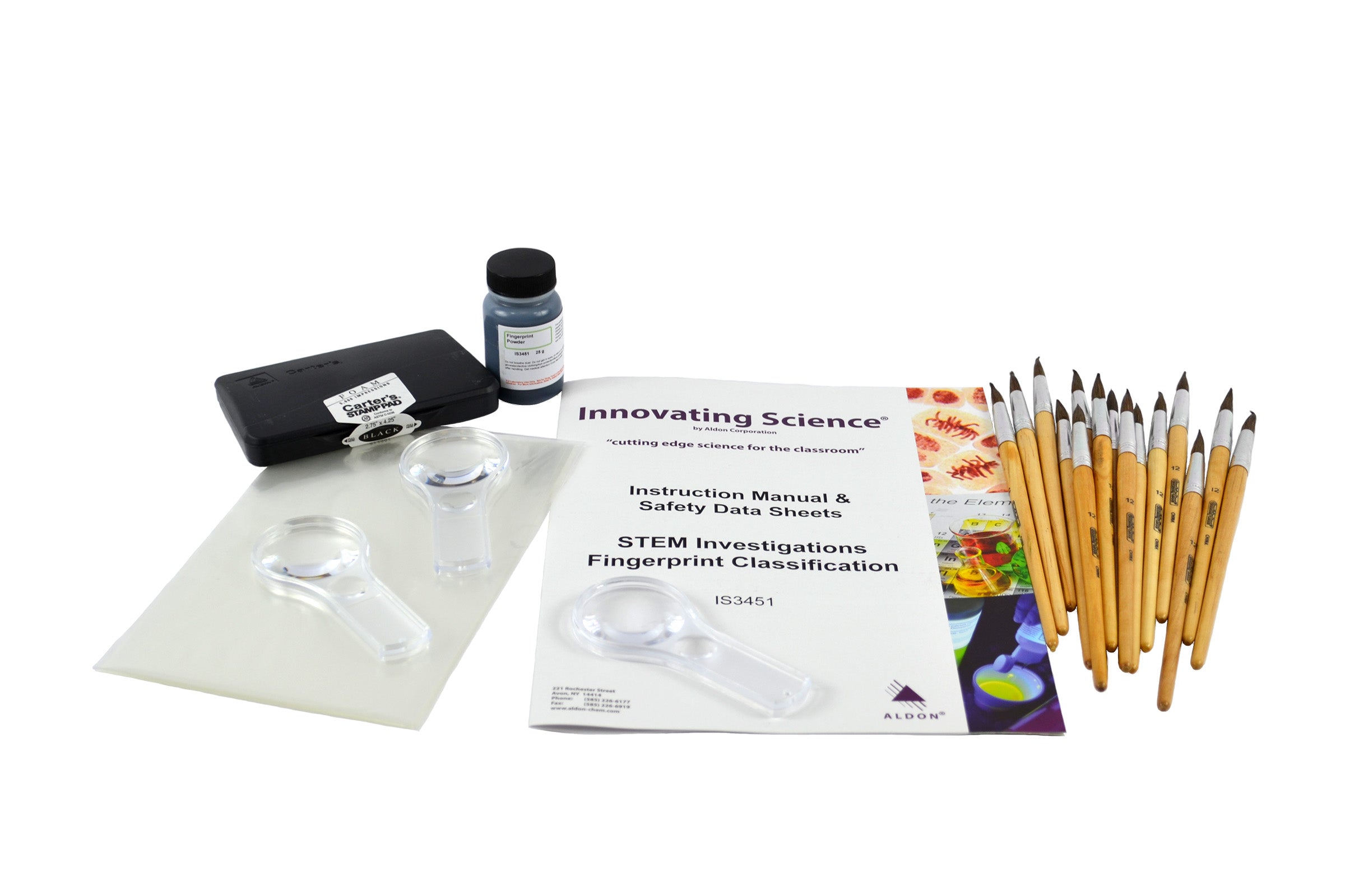 STEM Investigations Fingerprint Classification Kit for 15 Groups