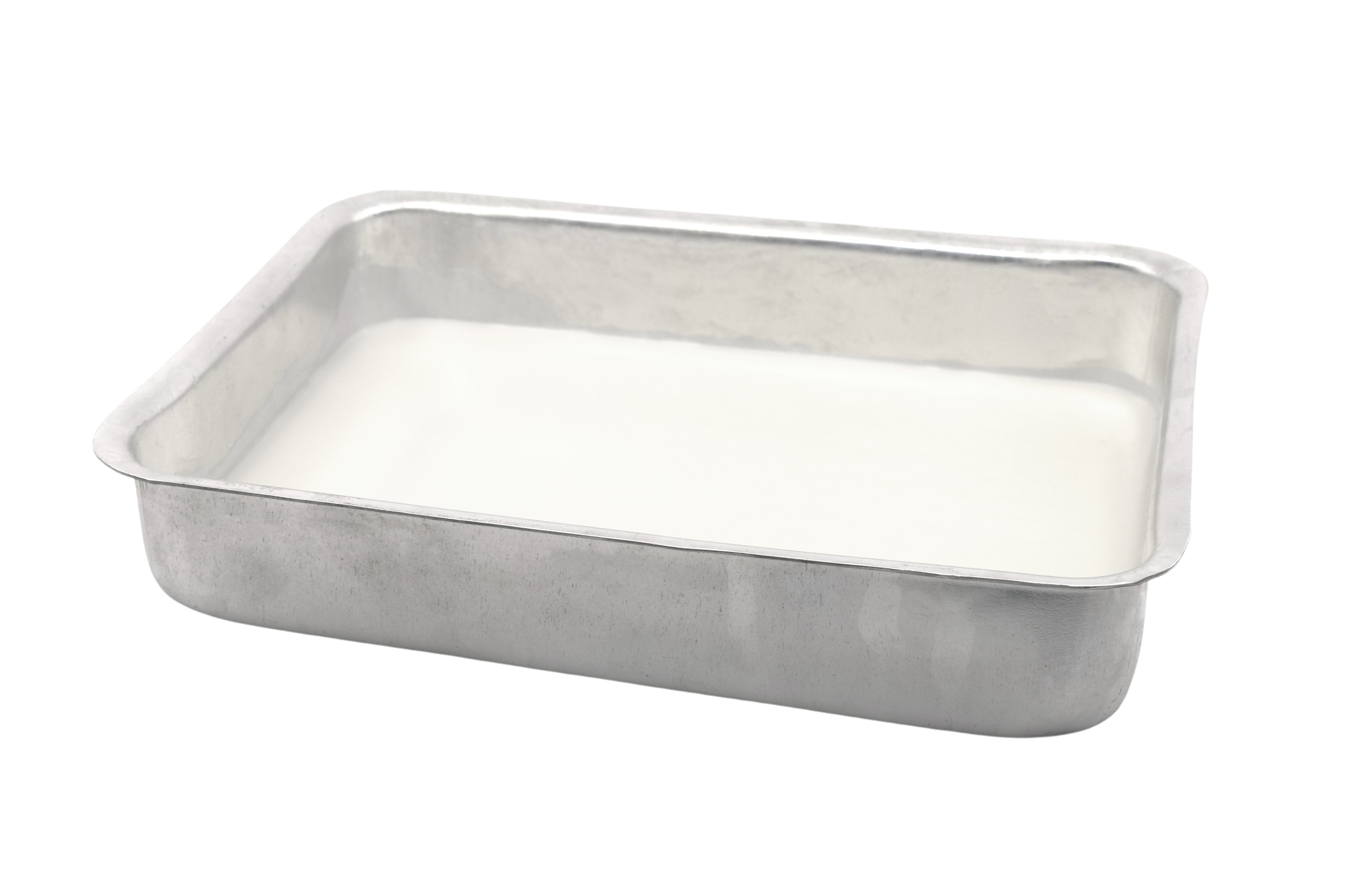 14.7 x 11.1" Aluminum Dissection Tray with Wax-Lined Bottom