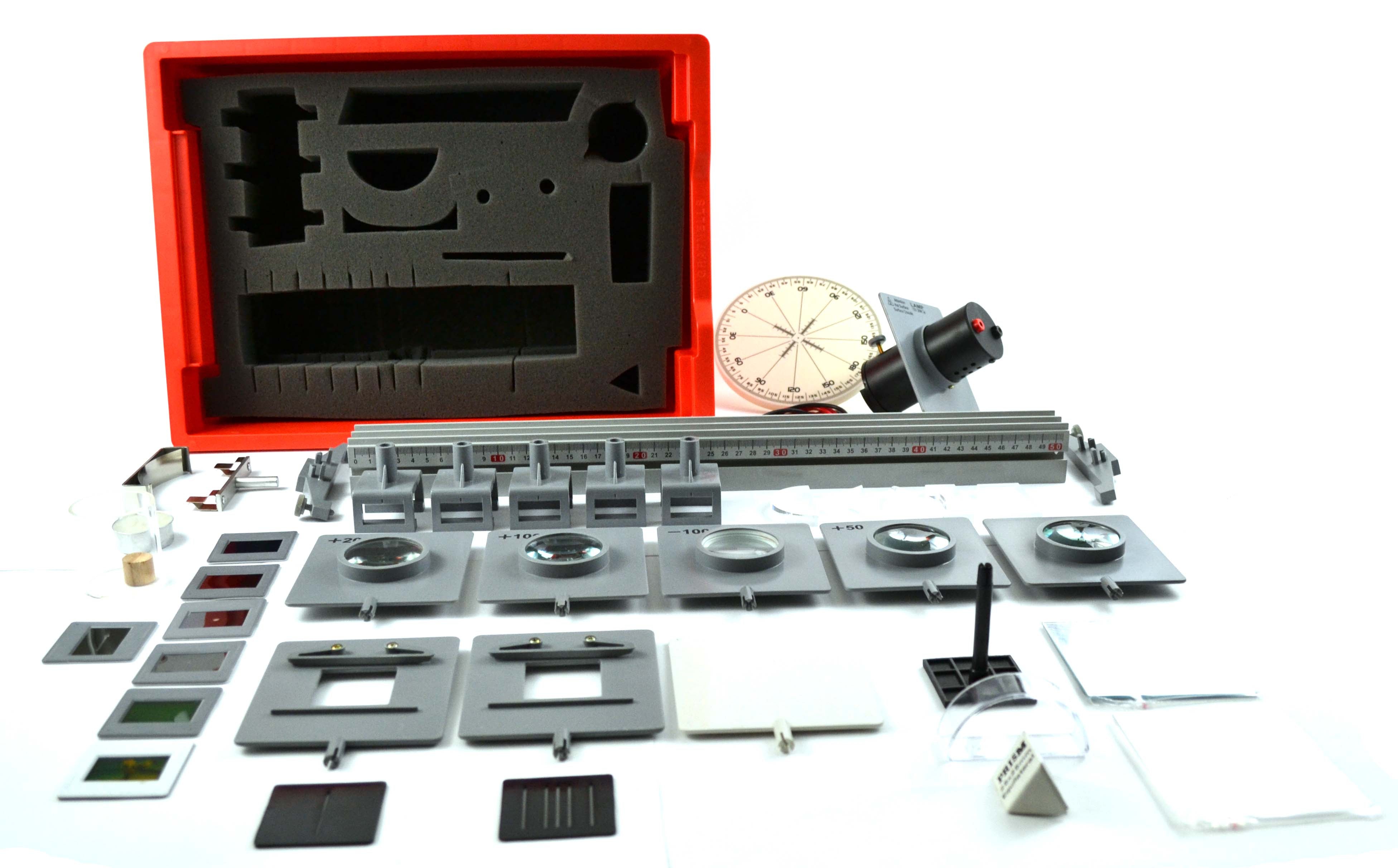 Complete Optical Bench Set, 40-Piece
