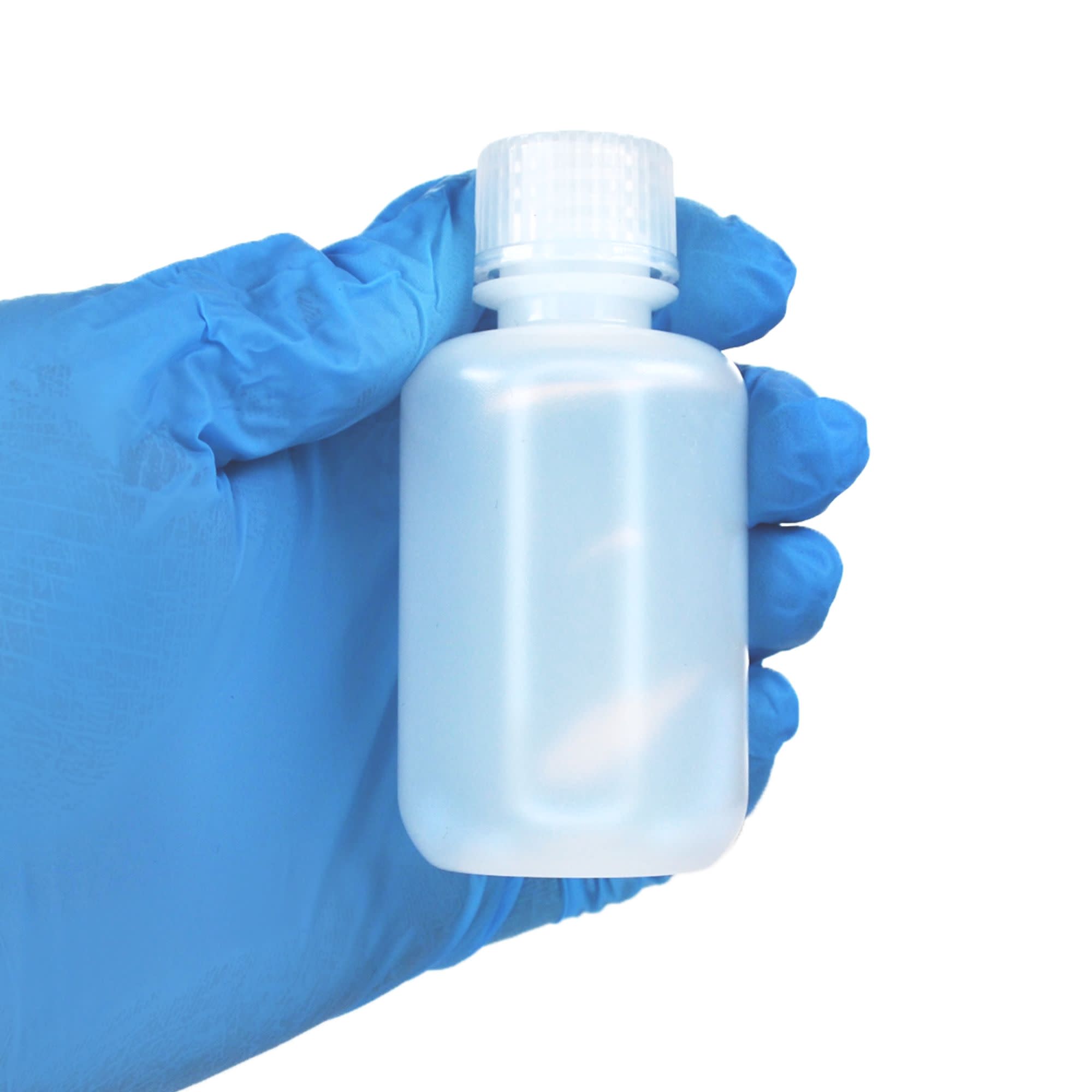 12-Pack Translucent Narrow Mouth LDPE Reagent Bottles with PP Caps, 60mL, -100 to 80°C